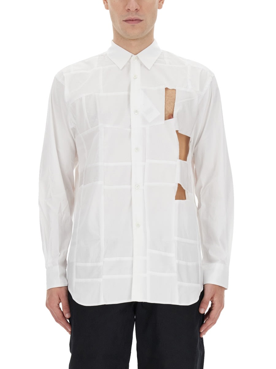 COMME DES GARÇONS SHIRT CUT OUT SHIRT