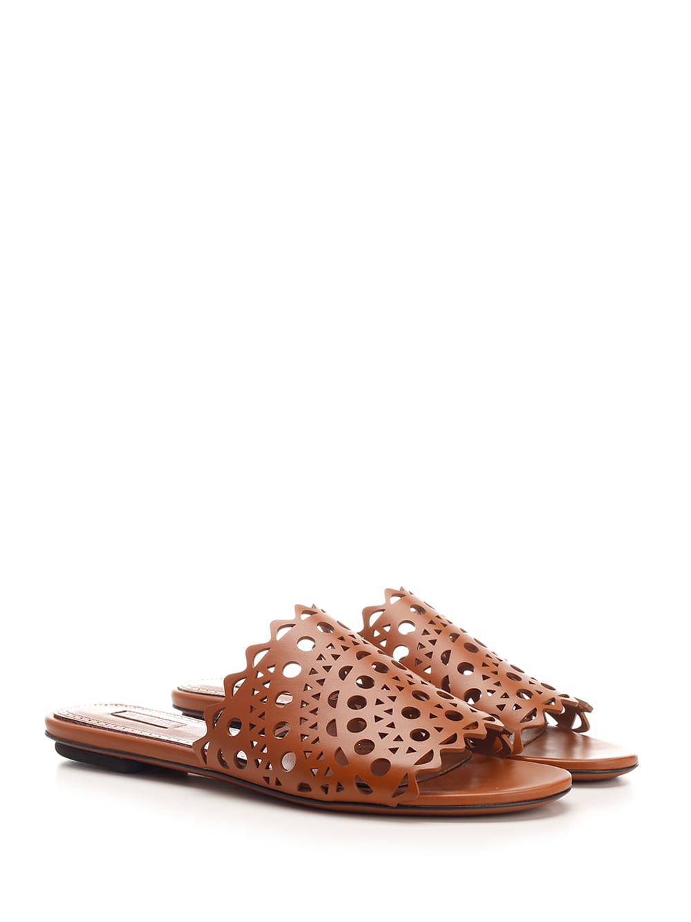 Shop Alaïa Aa3m047ck001 713 In Brown