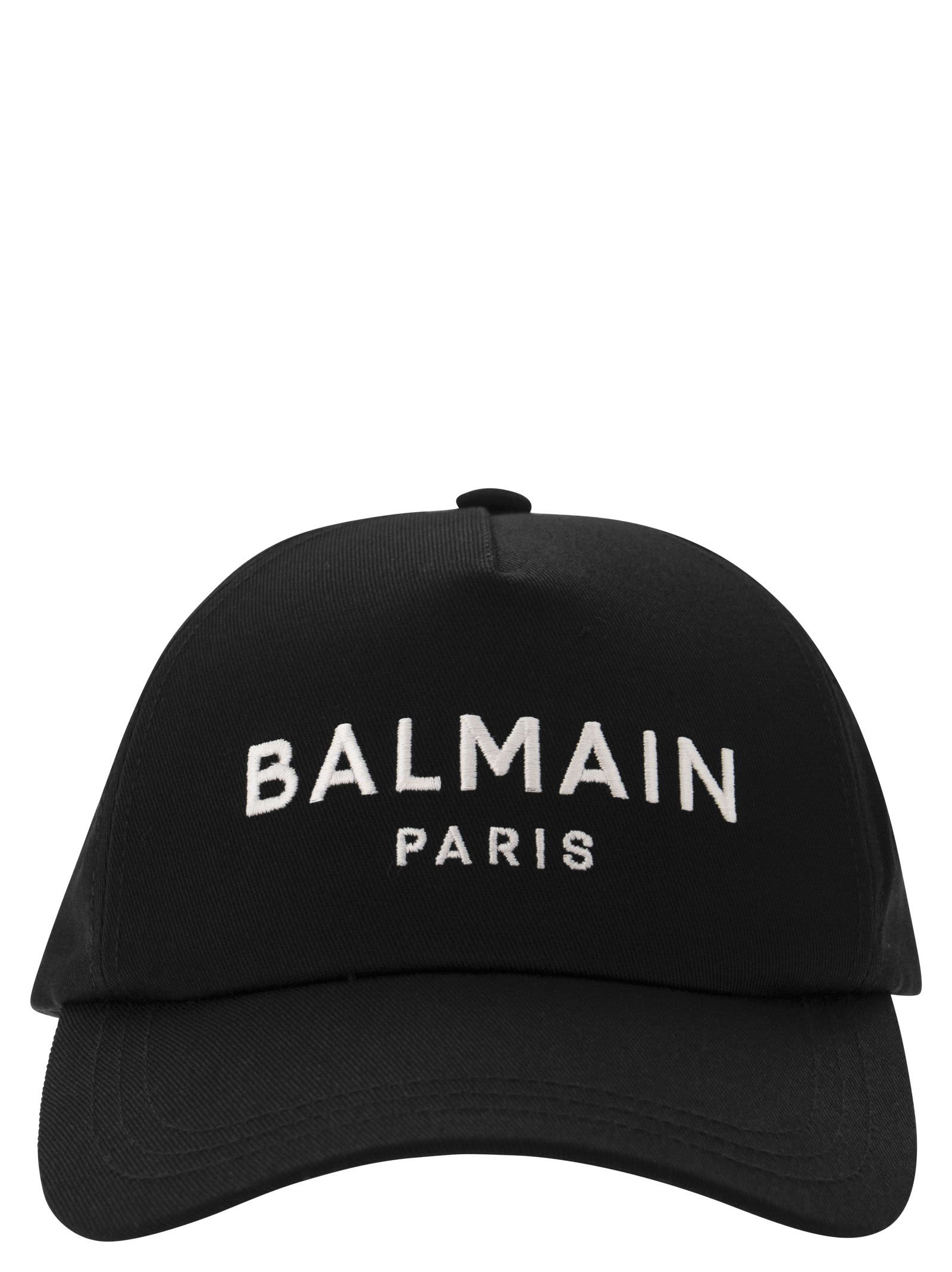 Balmain Cotton Hat With Logo