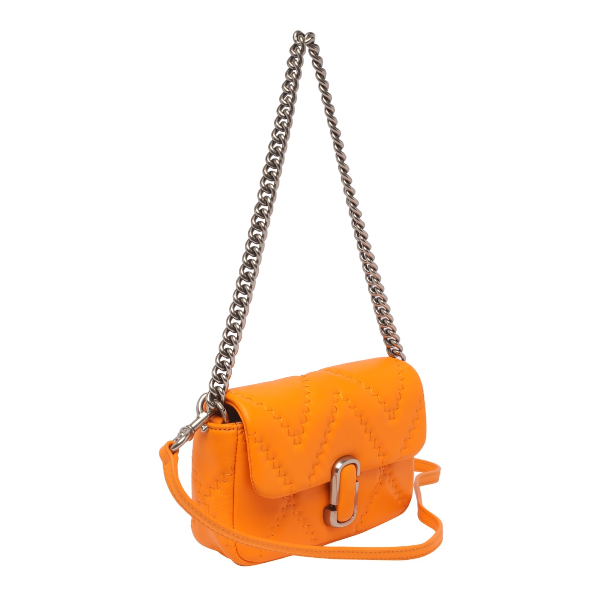 Shop Marc Jacobs The Mini Shoulder Bag In Orange