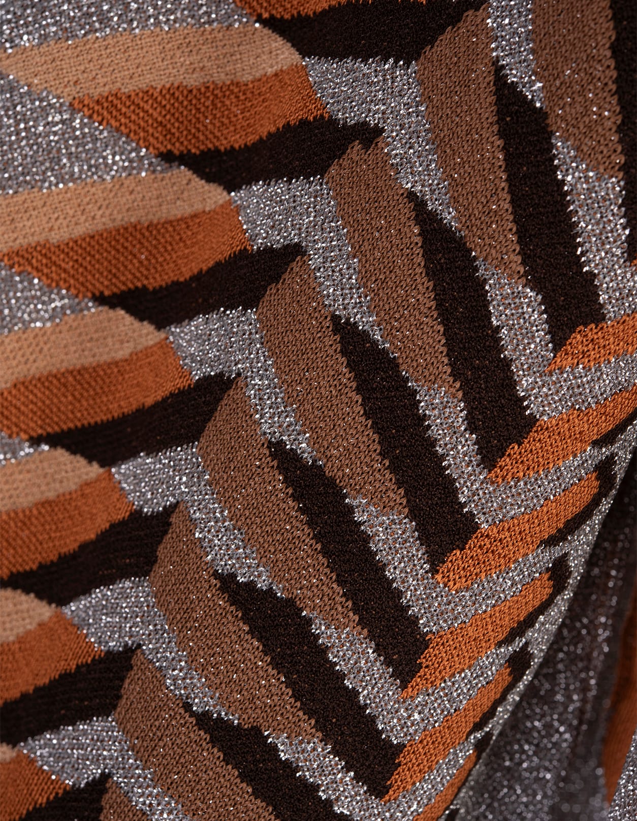 Rabanne Silver Lurex Jacquard Pullover In Multicolour
