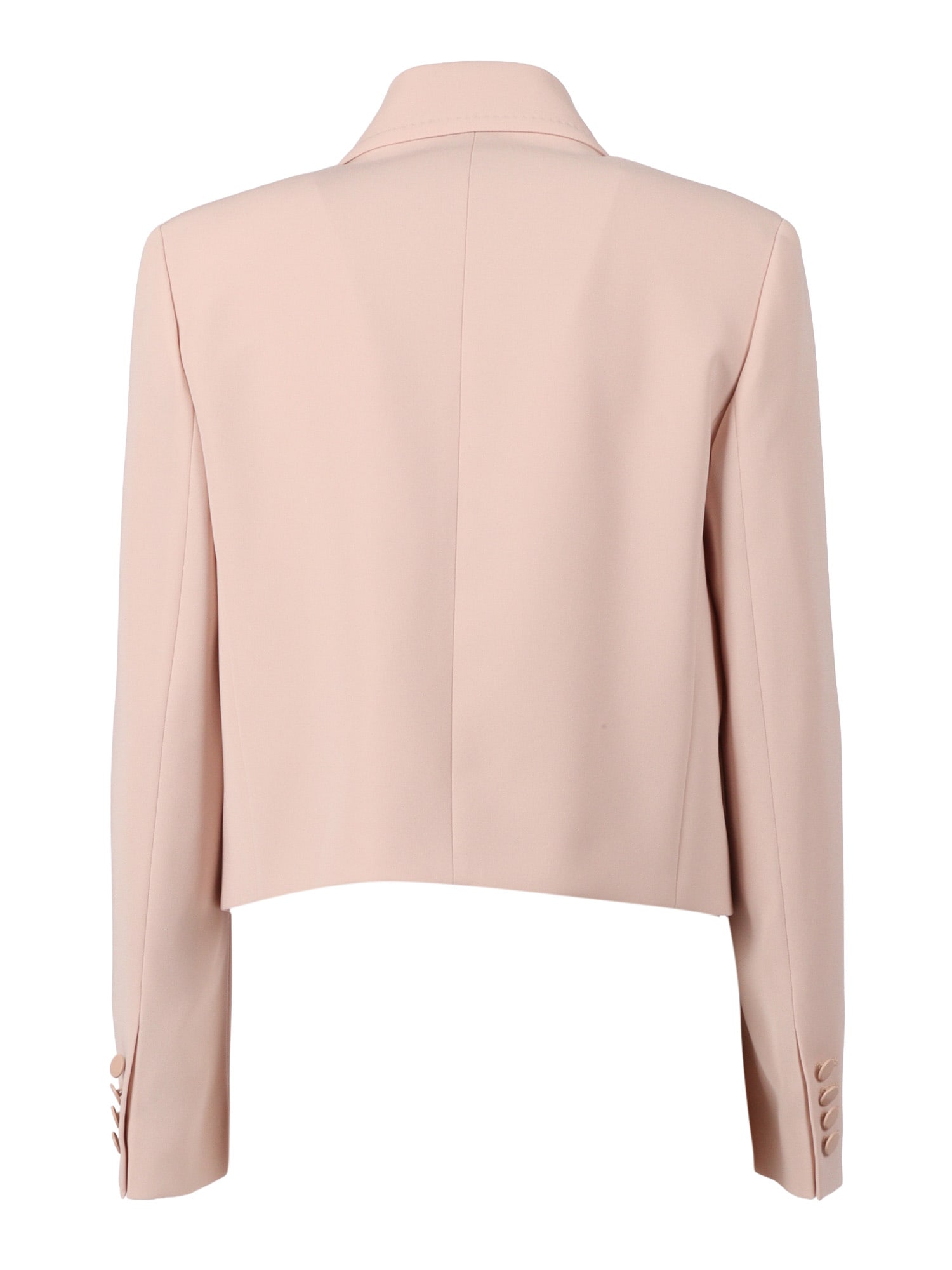 Max Mara Caprera Double-breasted Jacket In Pink