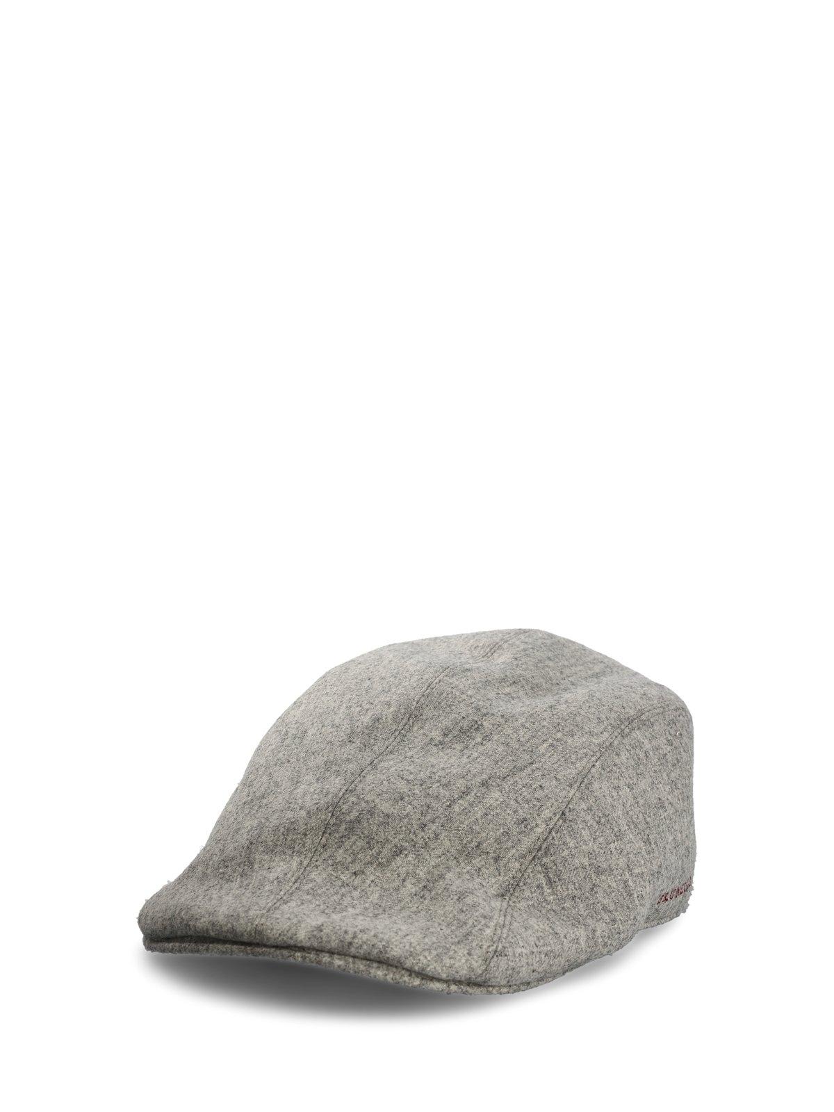 Shop Brunello Cucinelli Logo Detailed Cap In Light Grey