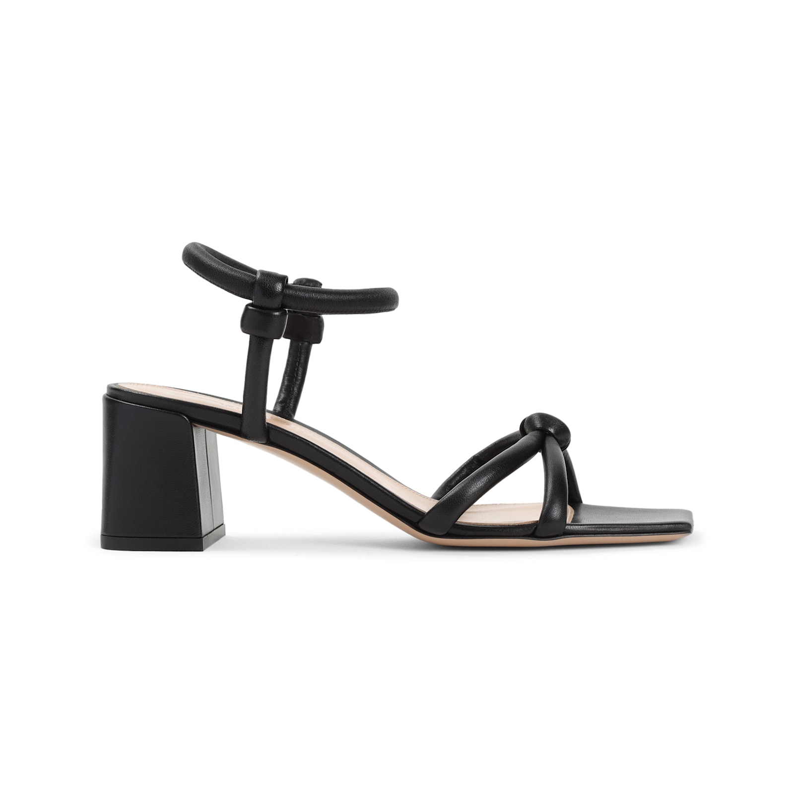 GIANVITO ROSSI NAPPA LEATHER SANDALS