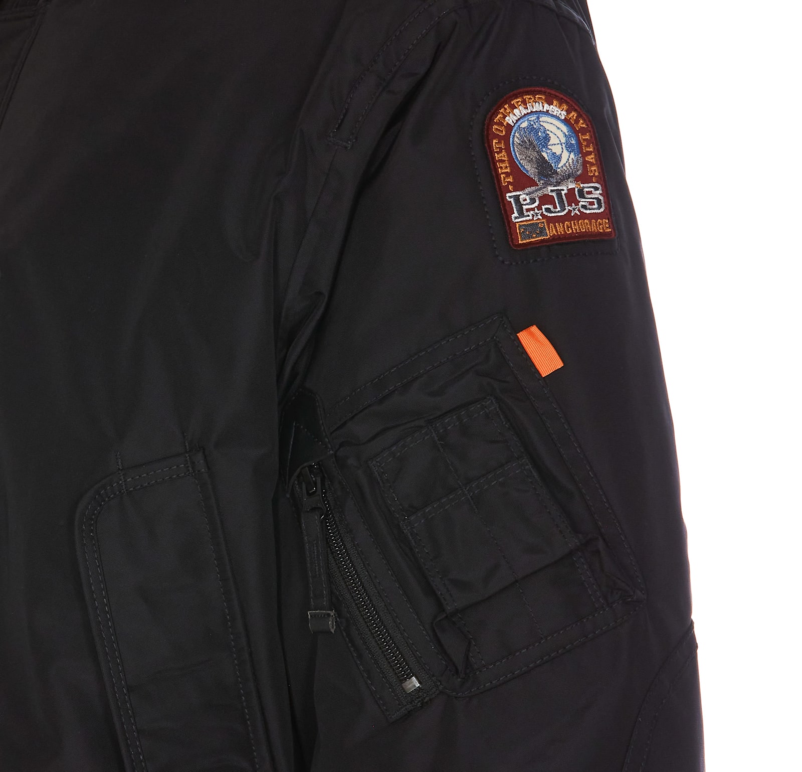 Shop Parajumpers Kodiak Jacket In Black