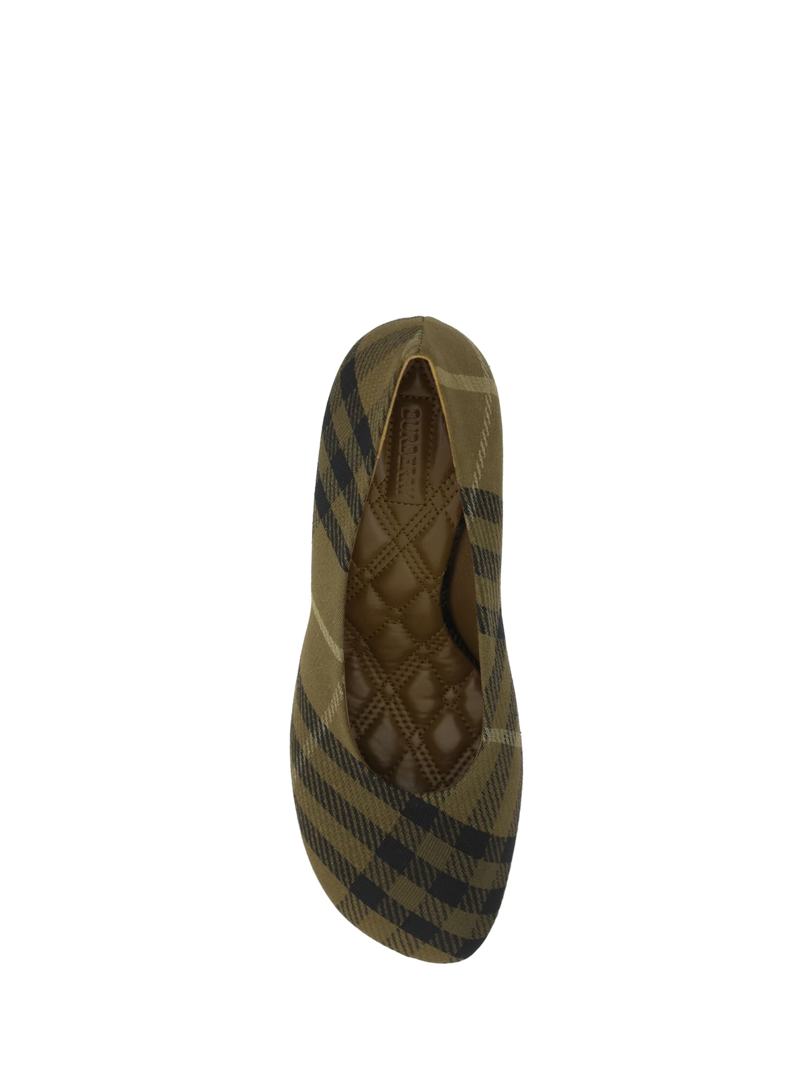 Burberry Baby Check Knit Pump In Furrow Ip Check