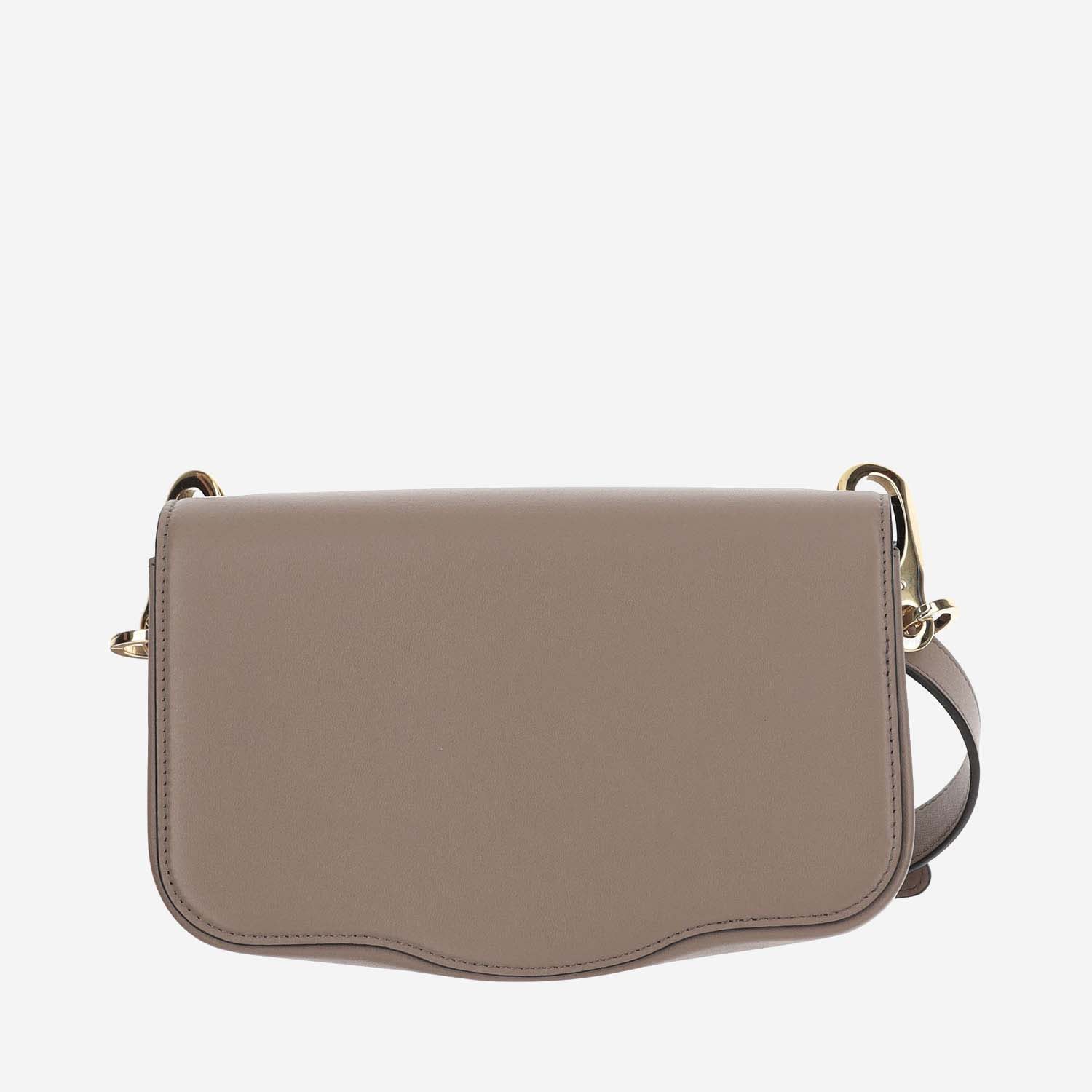 Shop Valentino Vlogo Signature Messenger Bag In Beige