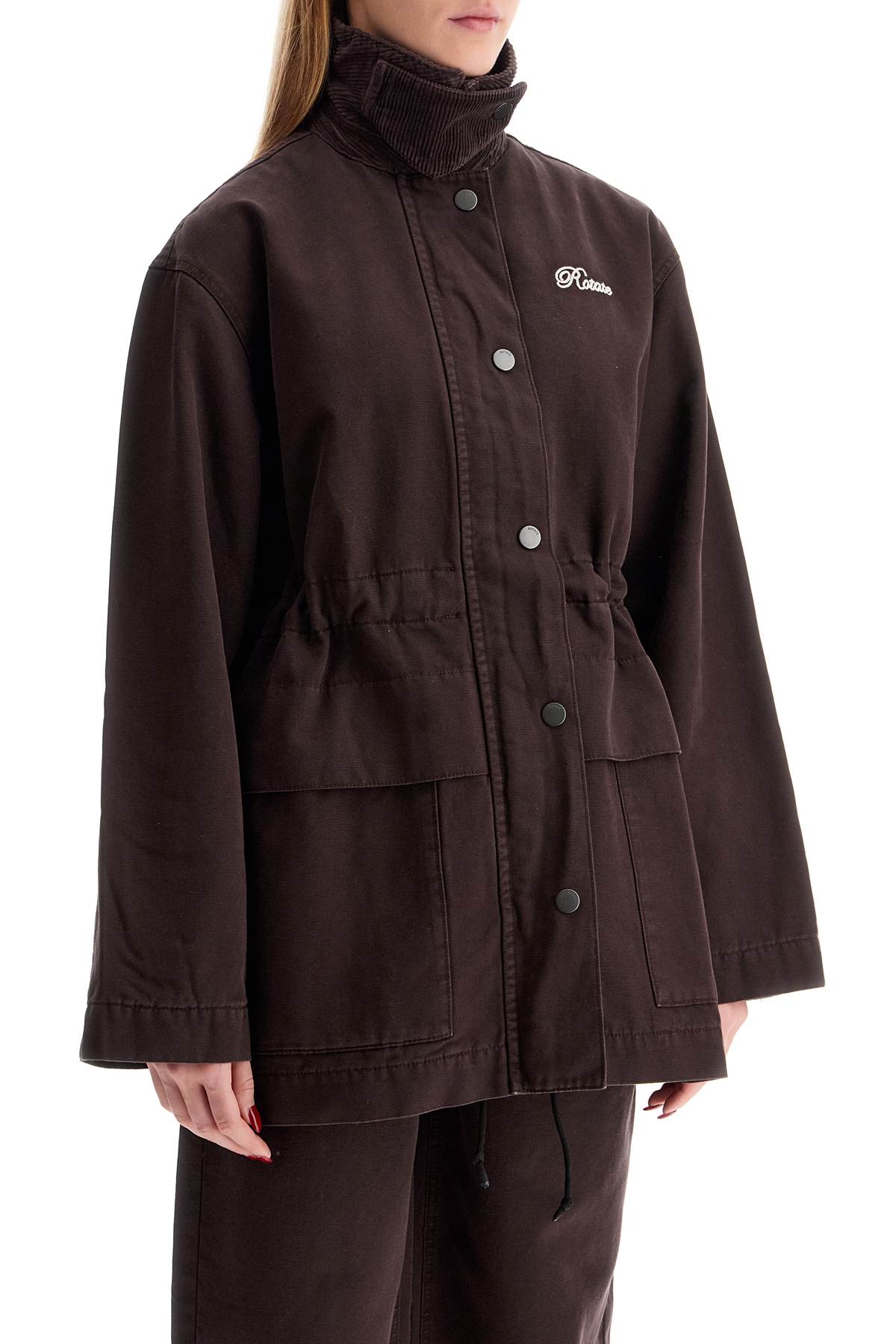 ROTATE BIRGER CHRISTENSEN OVERSIZED JACKET WITH EMBROIDERED