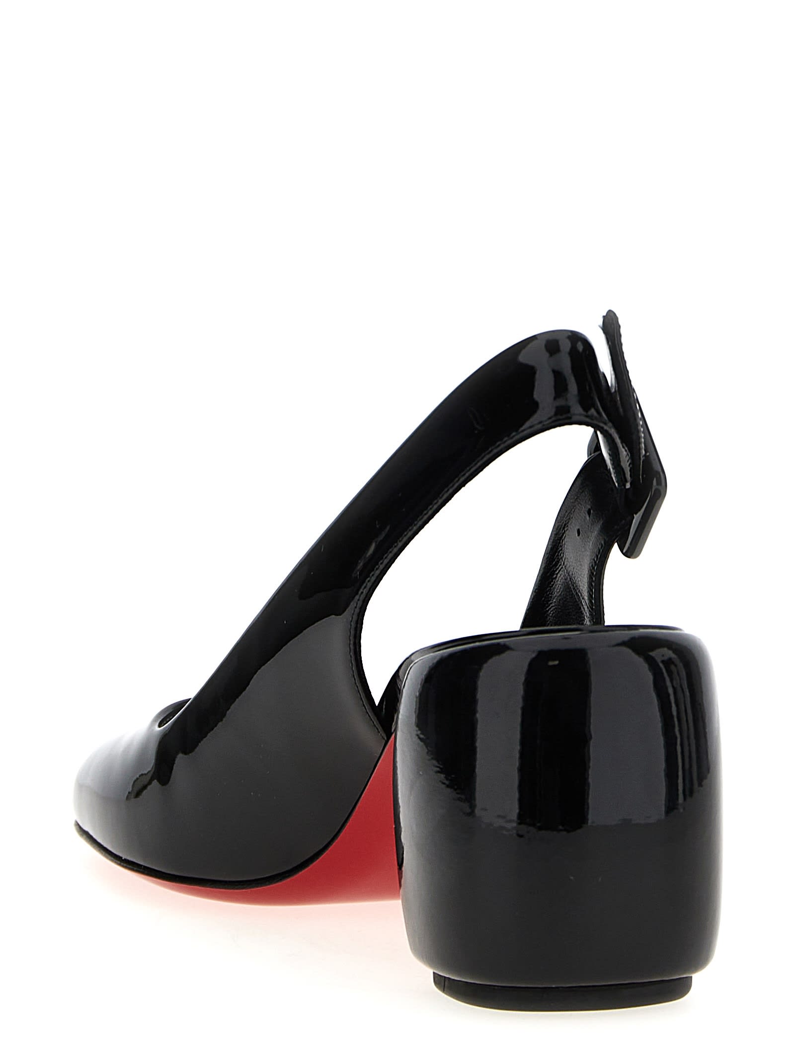 Shop Christian Louboutin Minny Slingback In Black