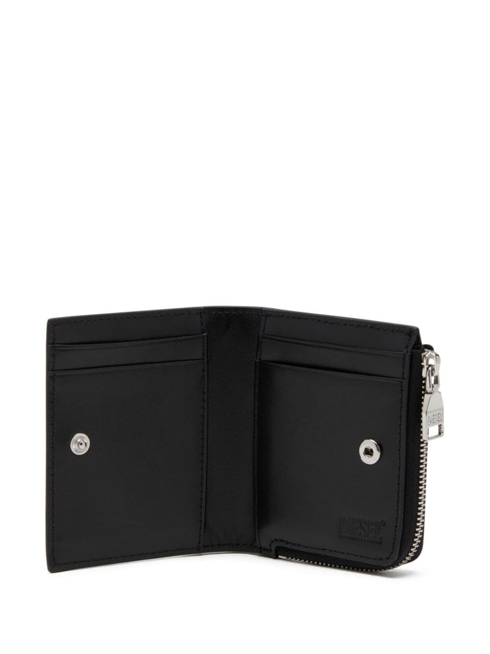 Shop Diesel 1dr Card Holder Zip L In Black