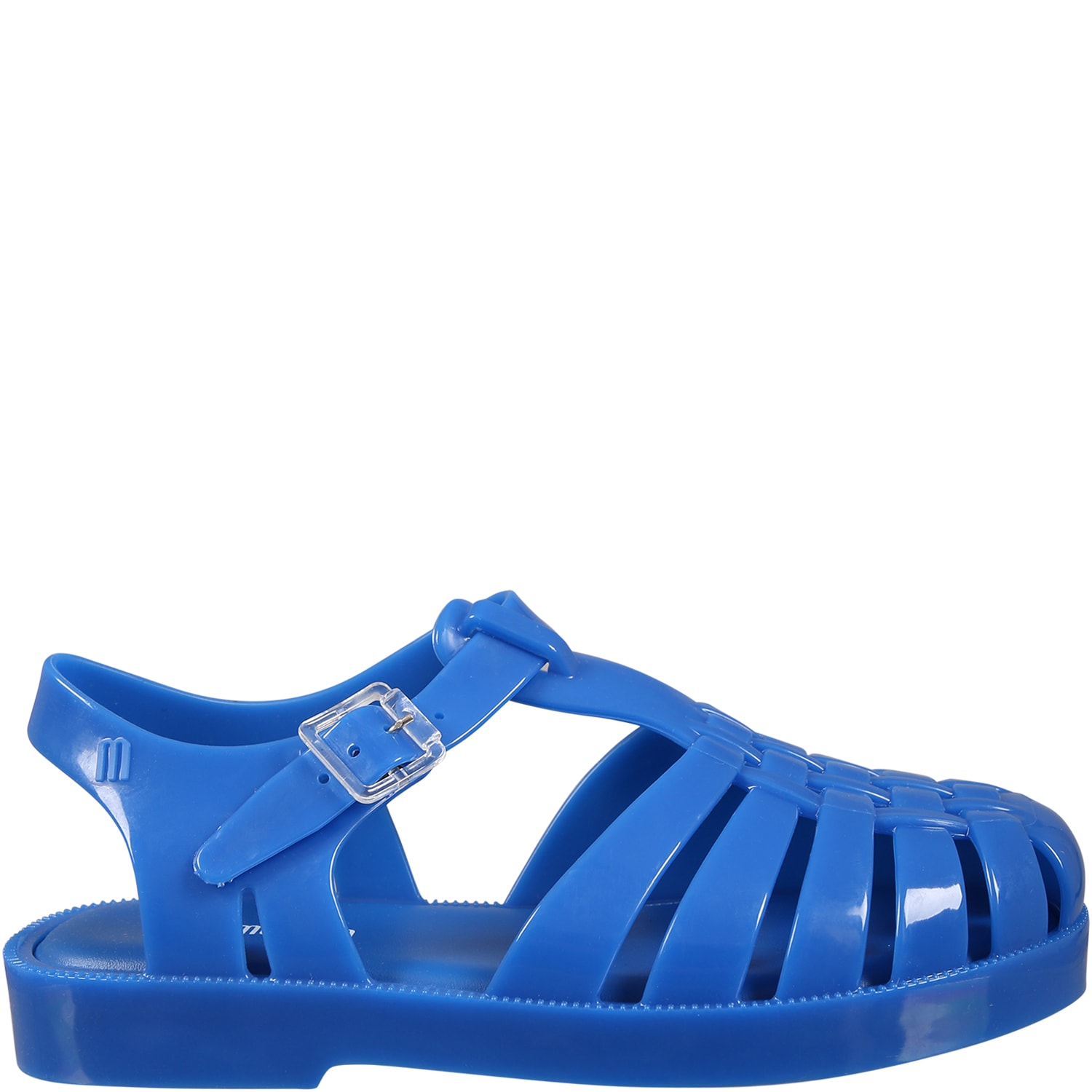 Shop Melissa Blue Sandals For Kids With Logo