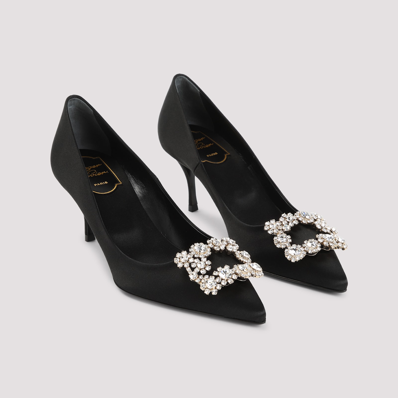Roger Vivier Flower Strass 65 Pumps In Multi