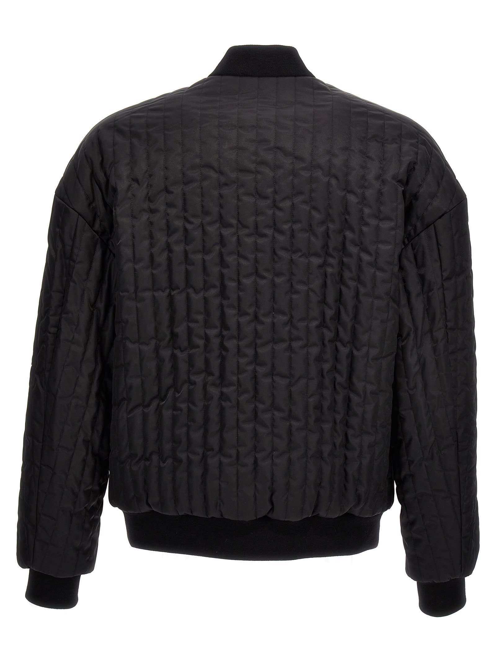 Dsquared2 Bomber Nylon Nero In Black