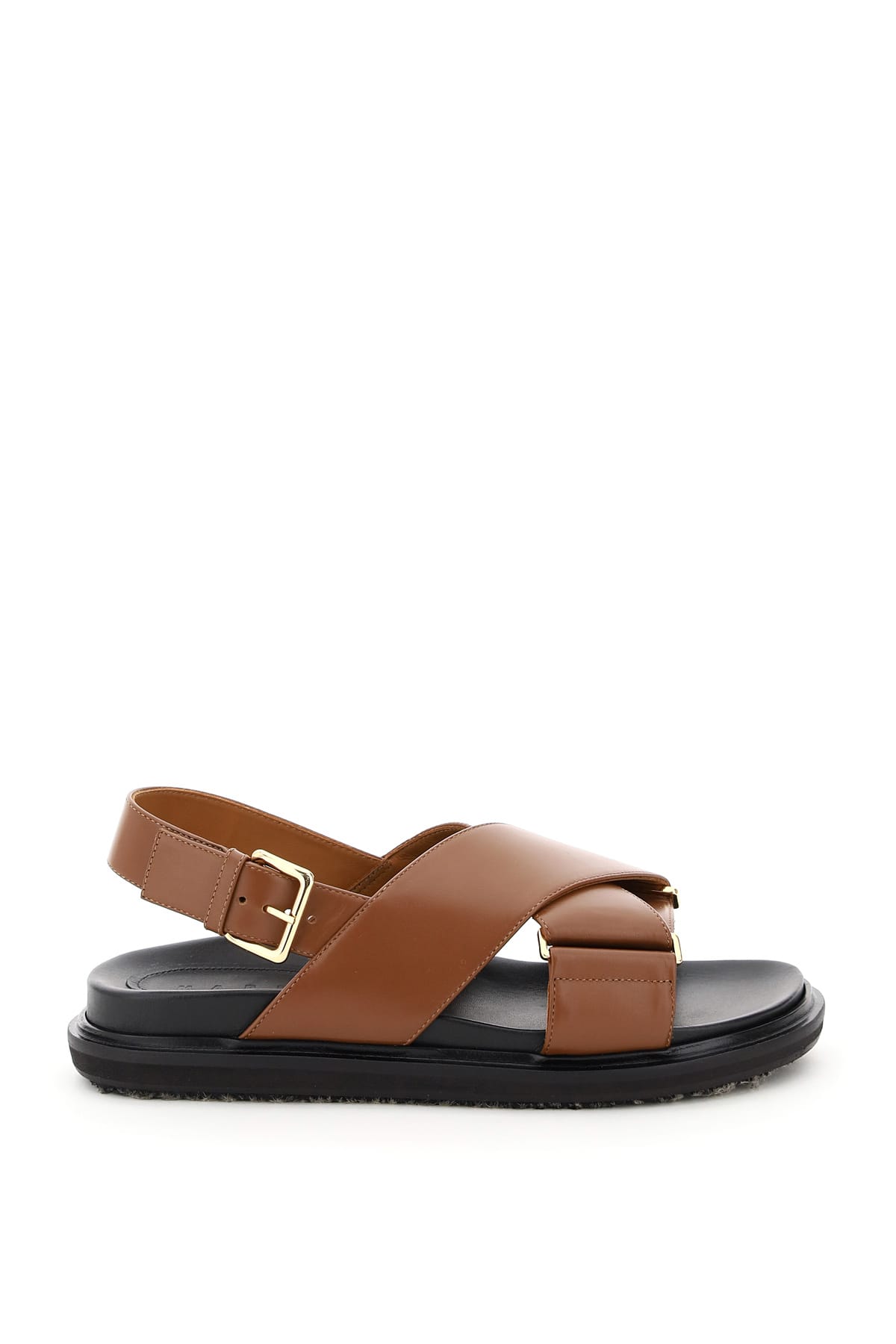 Buy Marni Fussbett Calfskin Sandals online, shop Marni shoes with free shipping