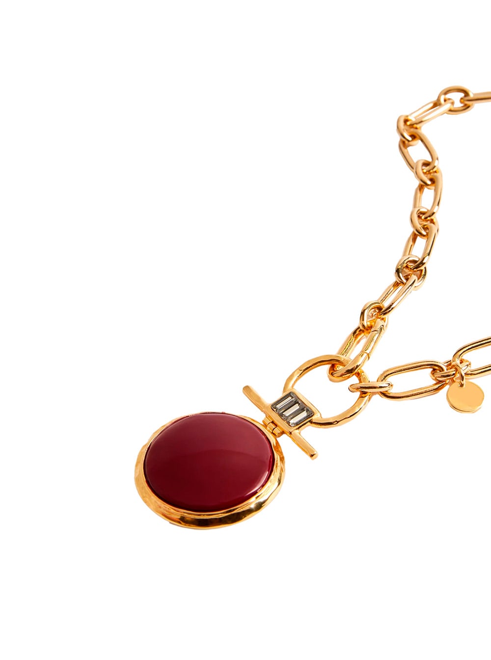 La Doublej Energy Necklace In Red