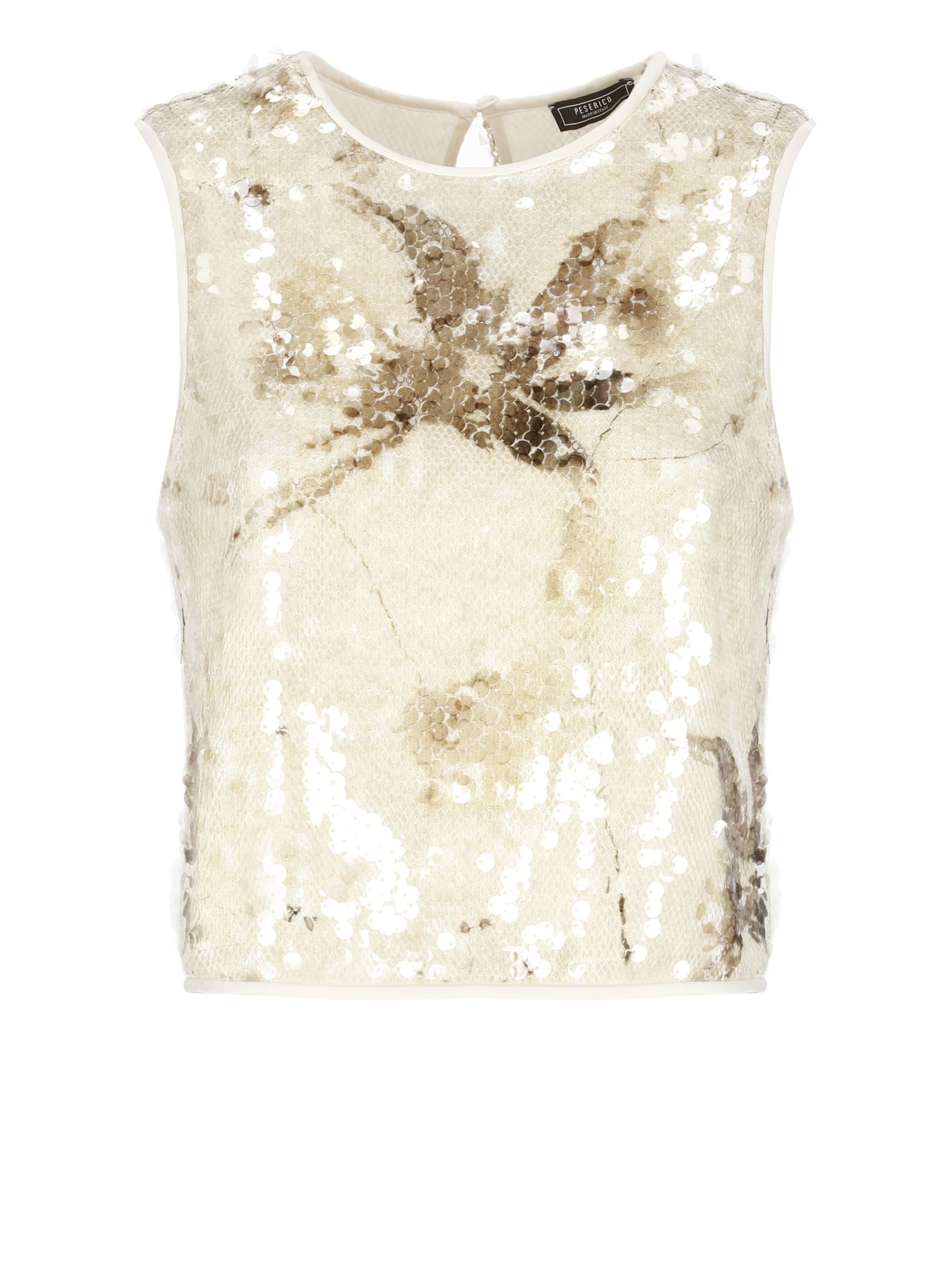 Peserico Lurex Sequin Top