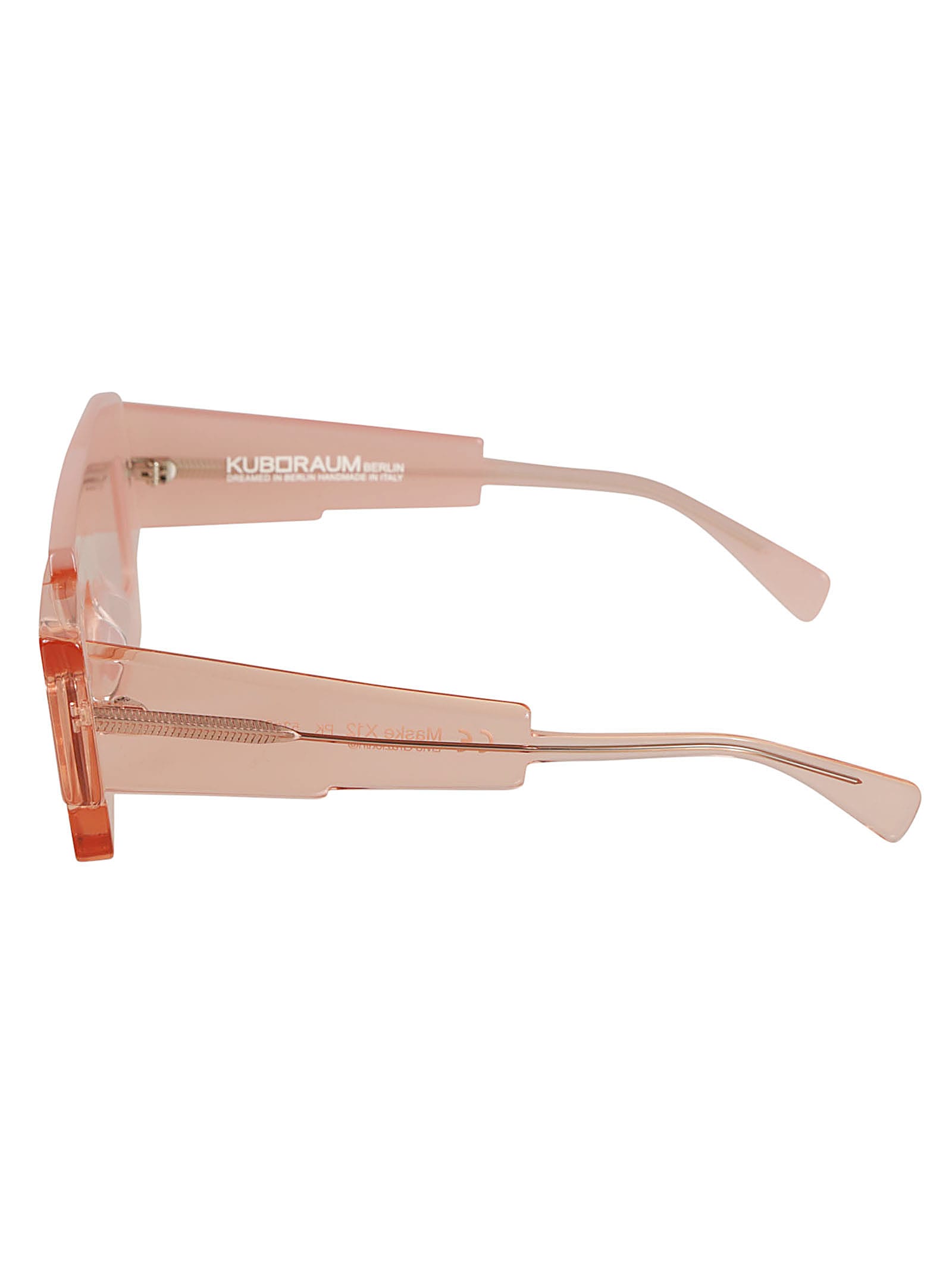 Shop Kuboraum X12 Sunglasses Sunglasses In Pink