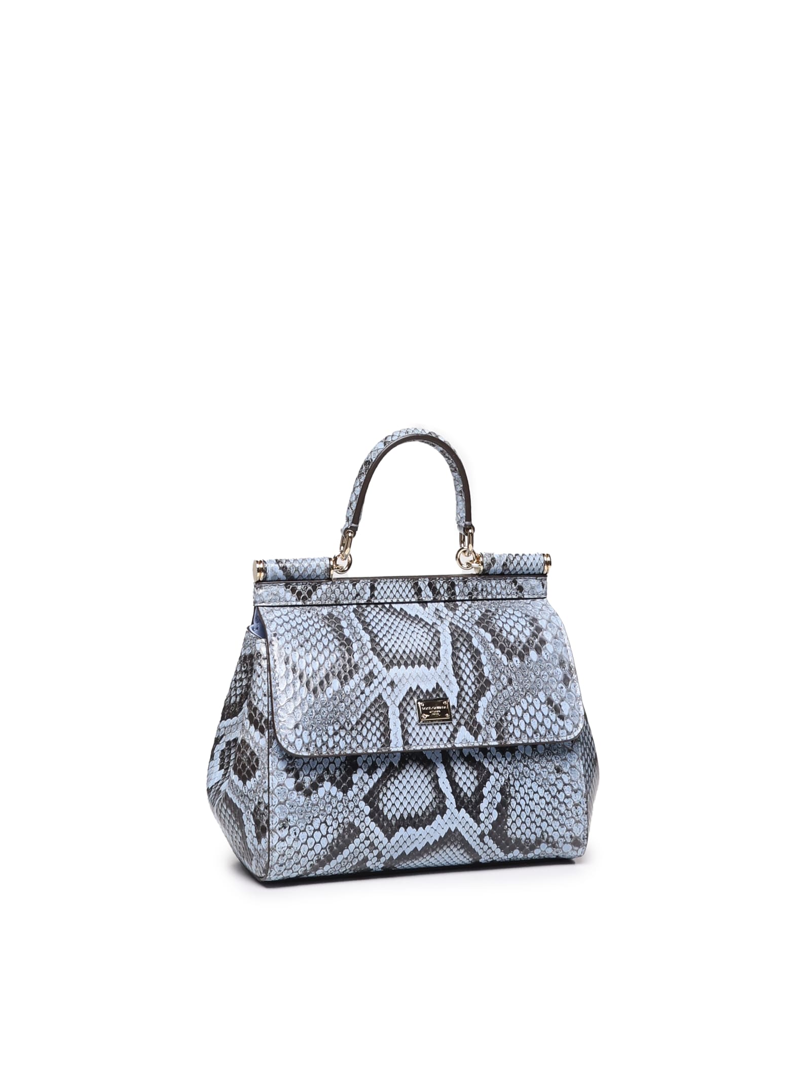 Shop Dolce & Gabbana Sicily Bag In Sugar Paper