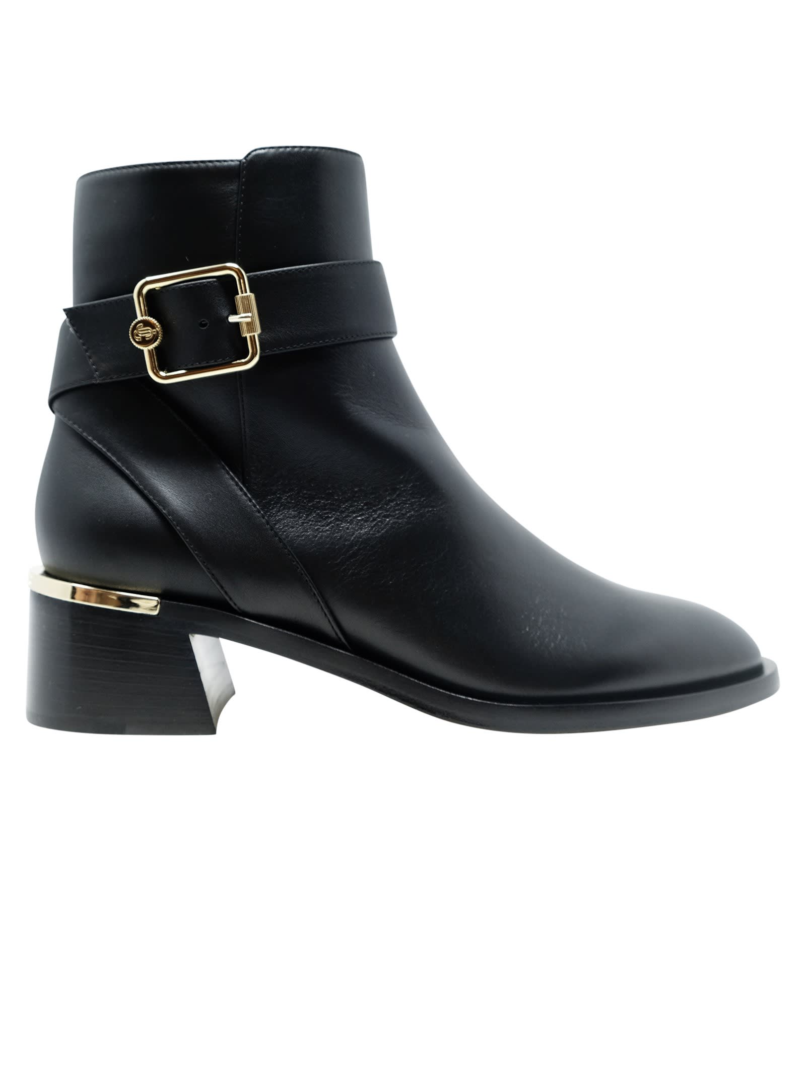Leather Clarice Ankle Boots
