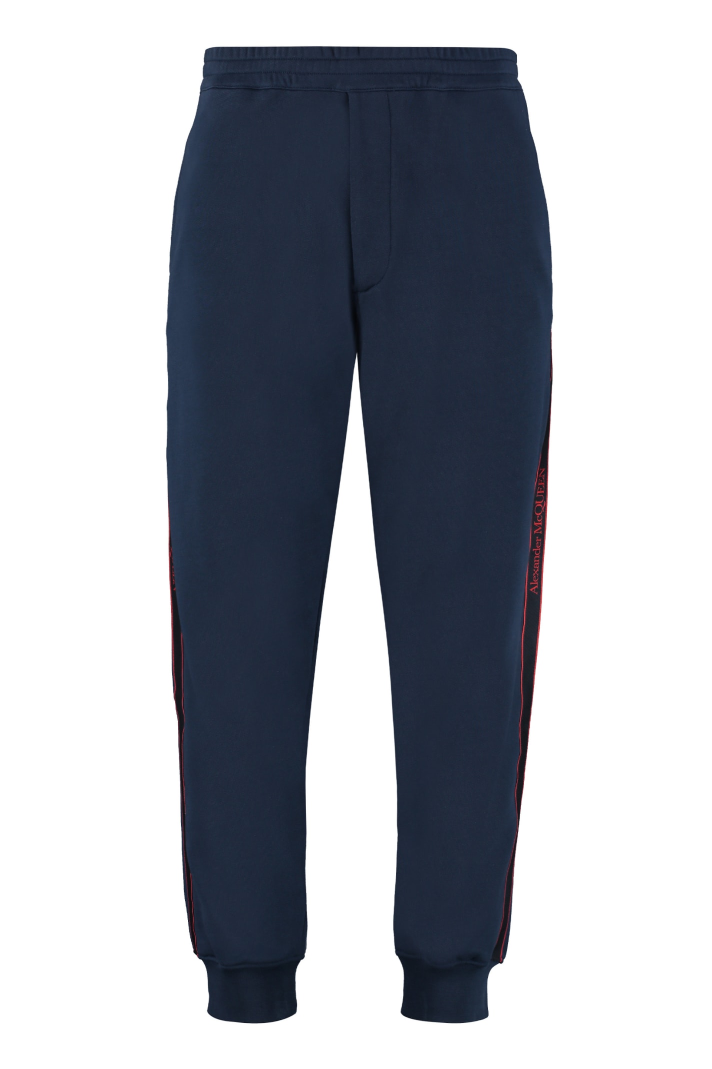 ALEXANDER MCQUEEN TRACK-PANTS WITH SIDE LOGO STRIPES