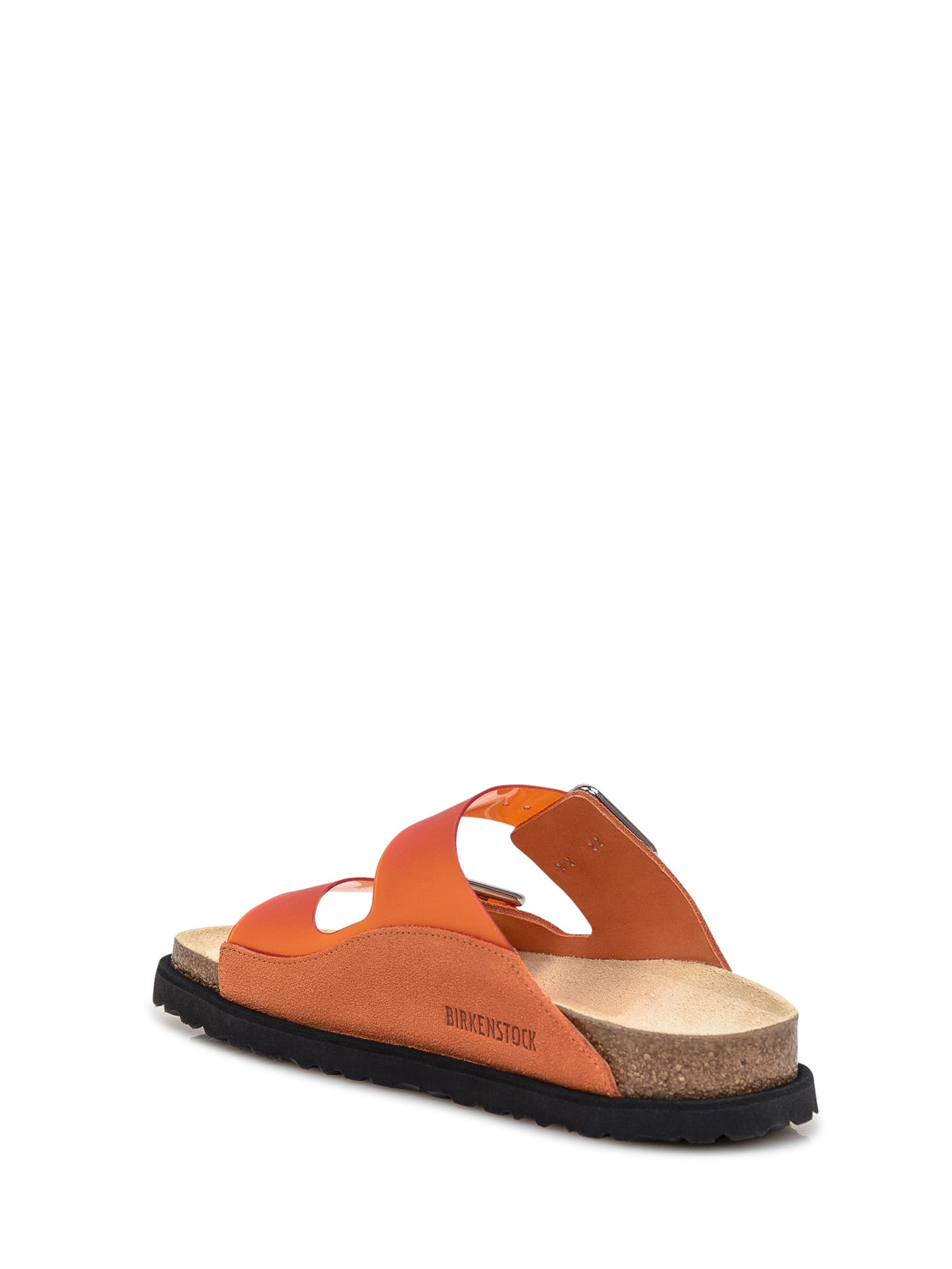 Shop Birkenstock 1774 Arizon Milky Sandal In Vibrant Orange