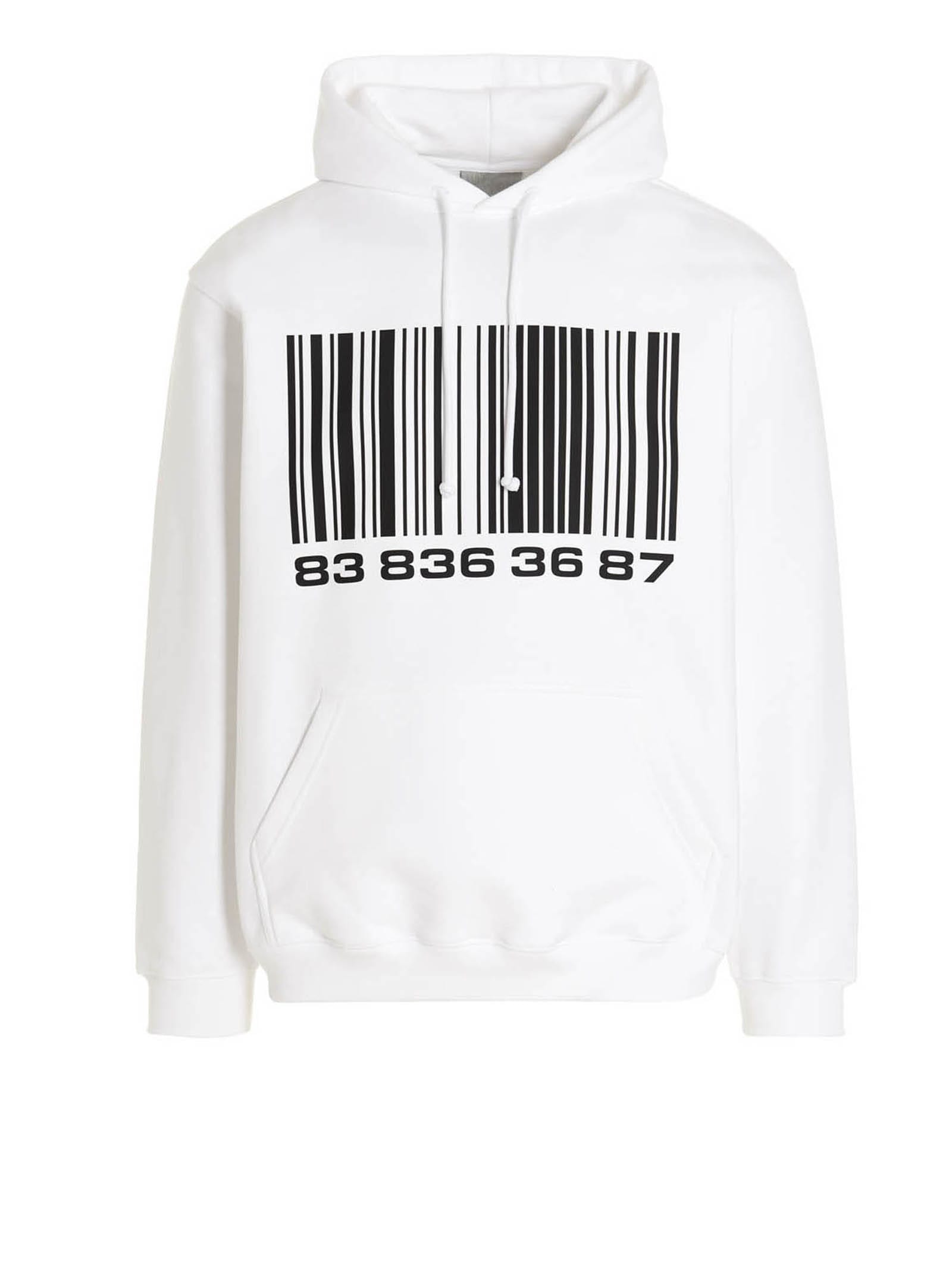 VTMNTS BIG BARCODE HOODIE