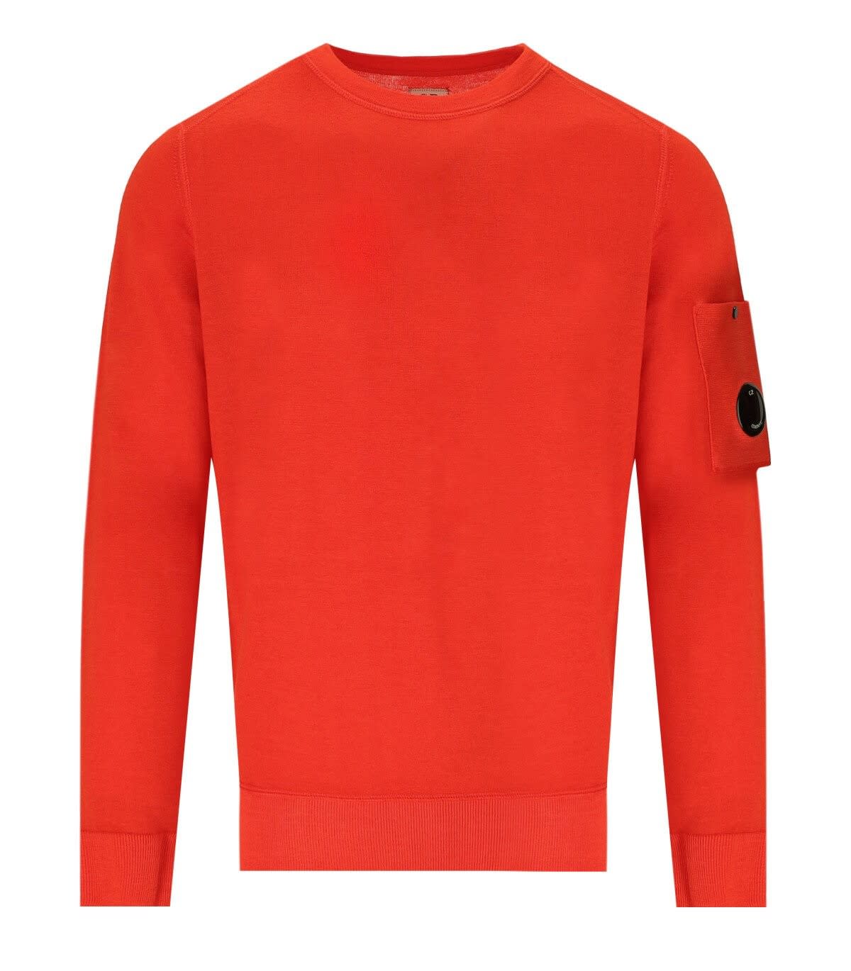 C.P. COMPANY C.P. COMPANY ORANGE CREWNECK JUMPER