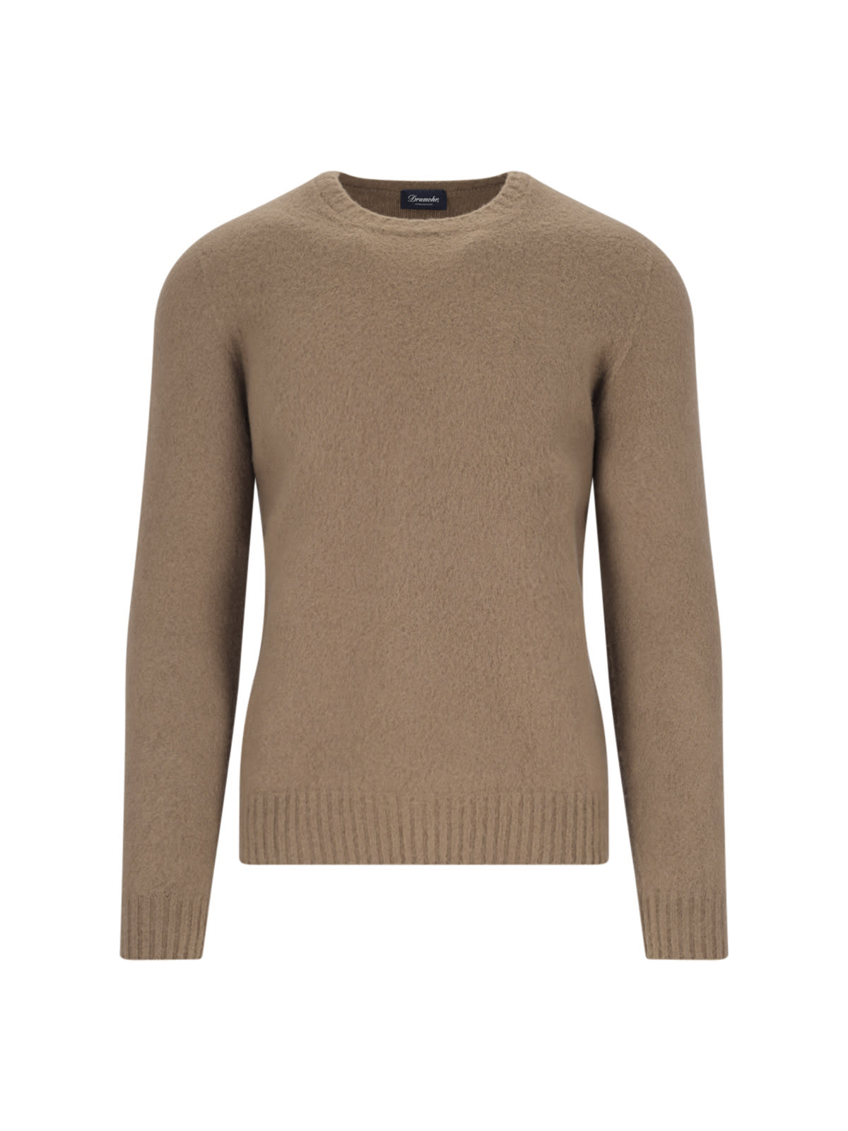 Shop Drumohr Classic Sweater In Brown