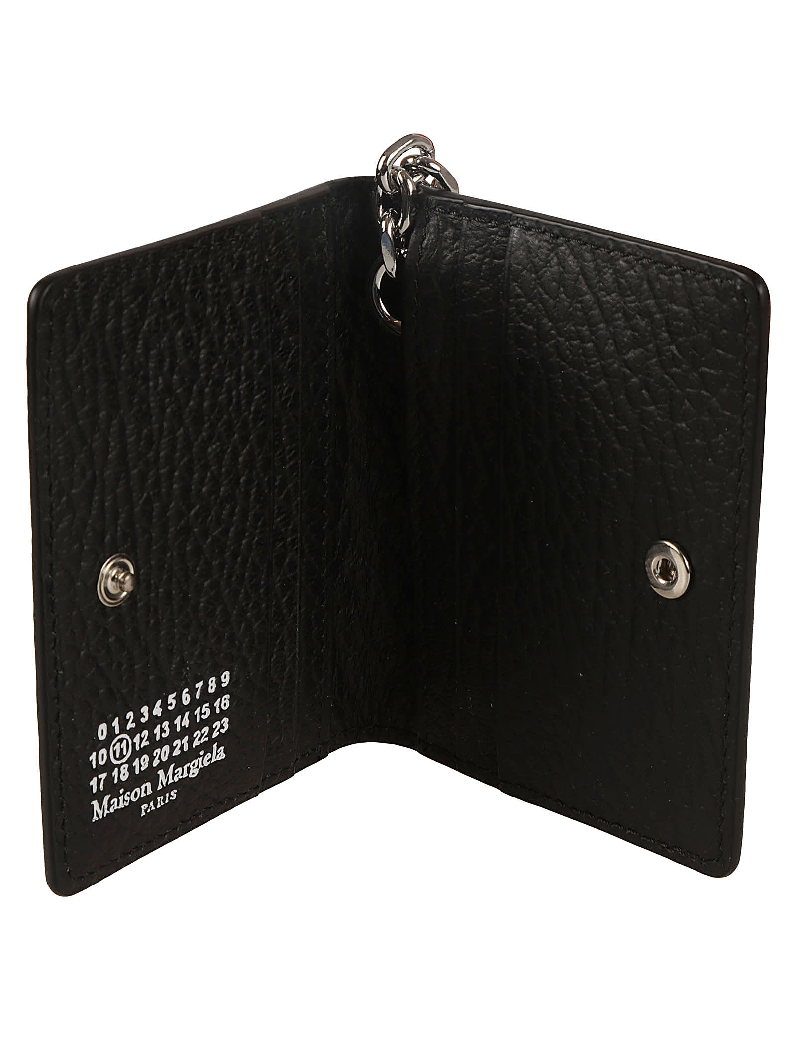 Shop Maison Margiela Ux Card Holder Clip In Black