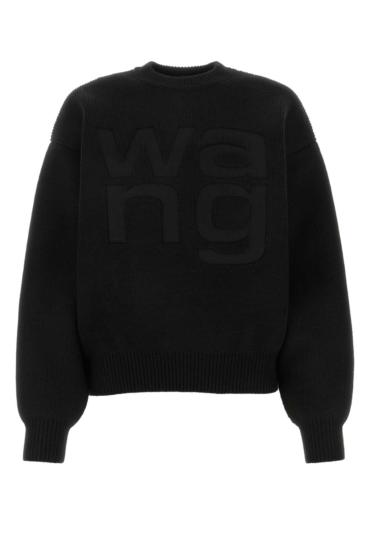 Black Acrylic Blend Sweater