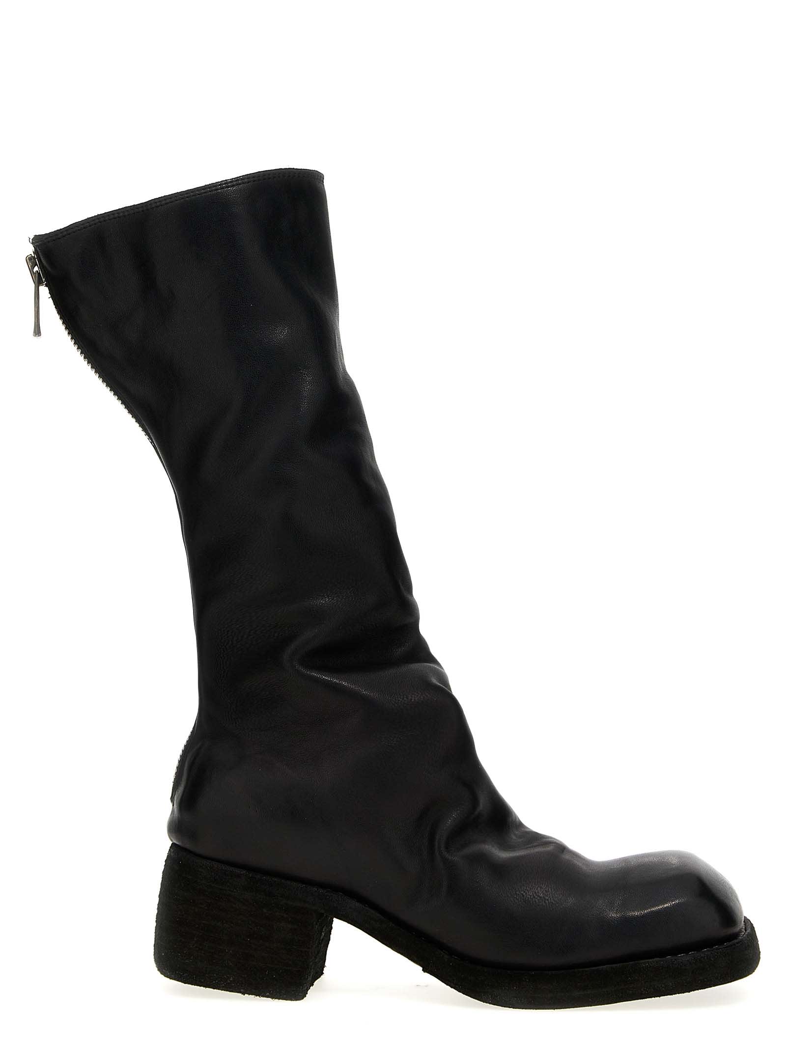 Shop Guidi 9089 Ankle Boots In Black