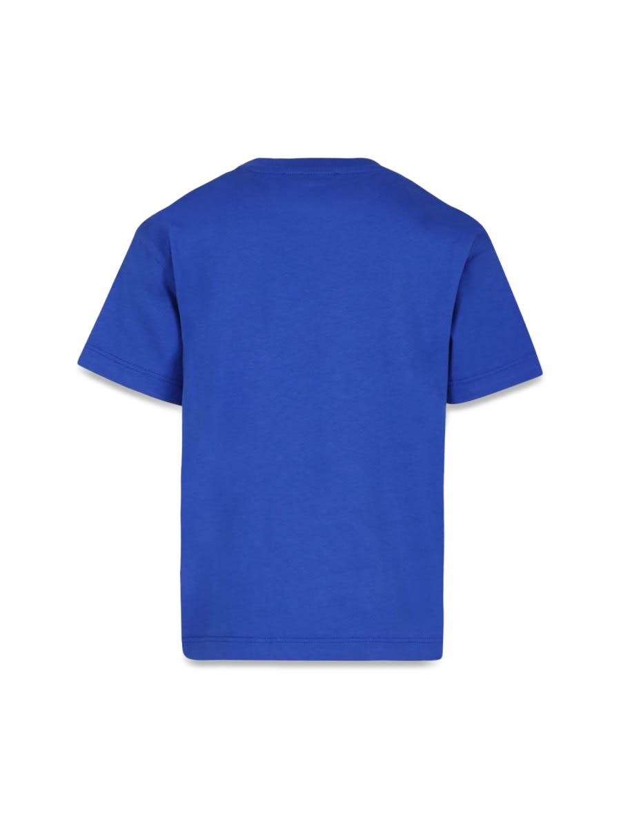 Shop Msgm Unisex Jersey T-shirt In Blue