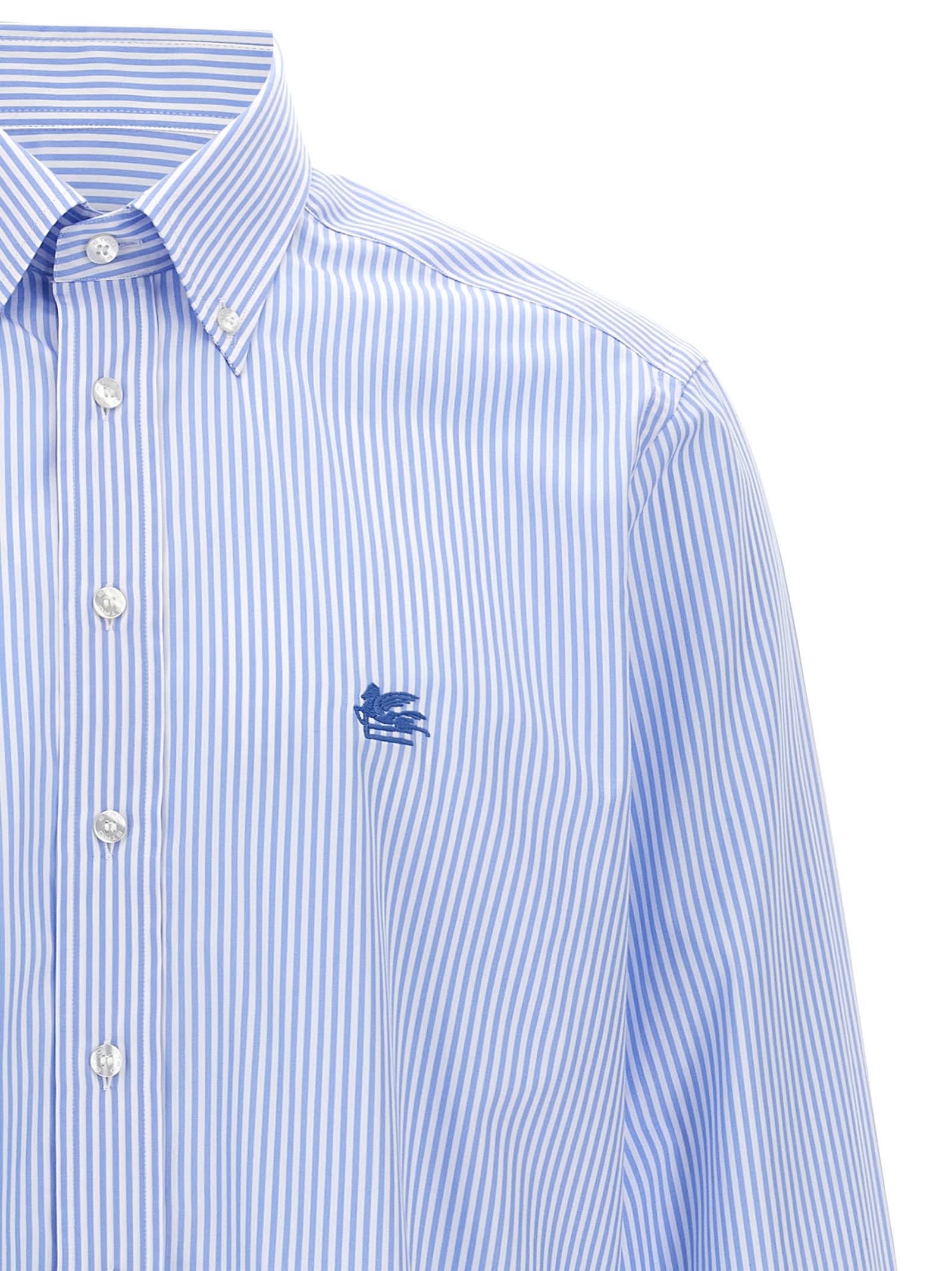 ETRO PEGASO STRIPED SHIRT