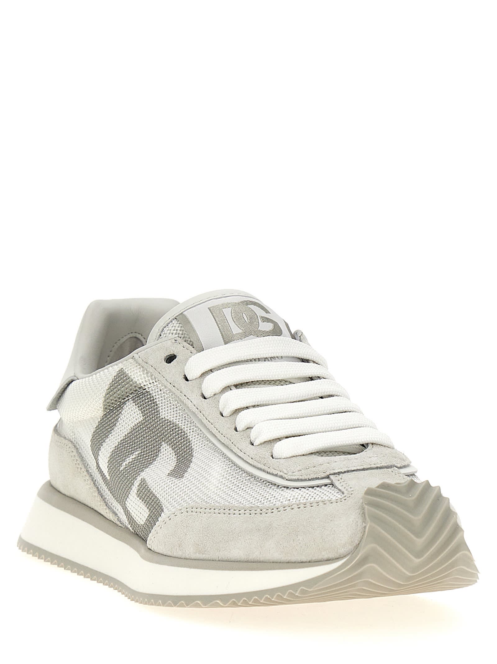 Shop Dolce & Gabbana Dg Cushion Sneakers In White