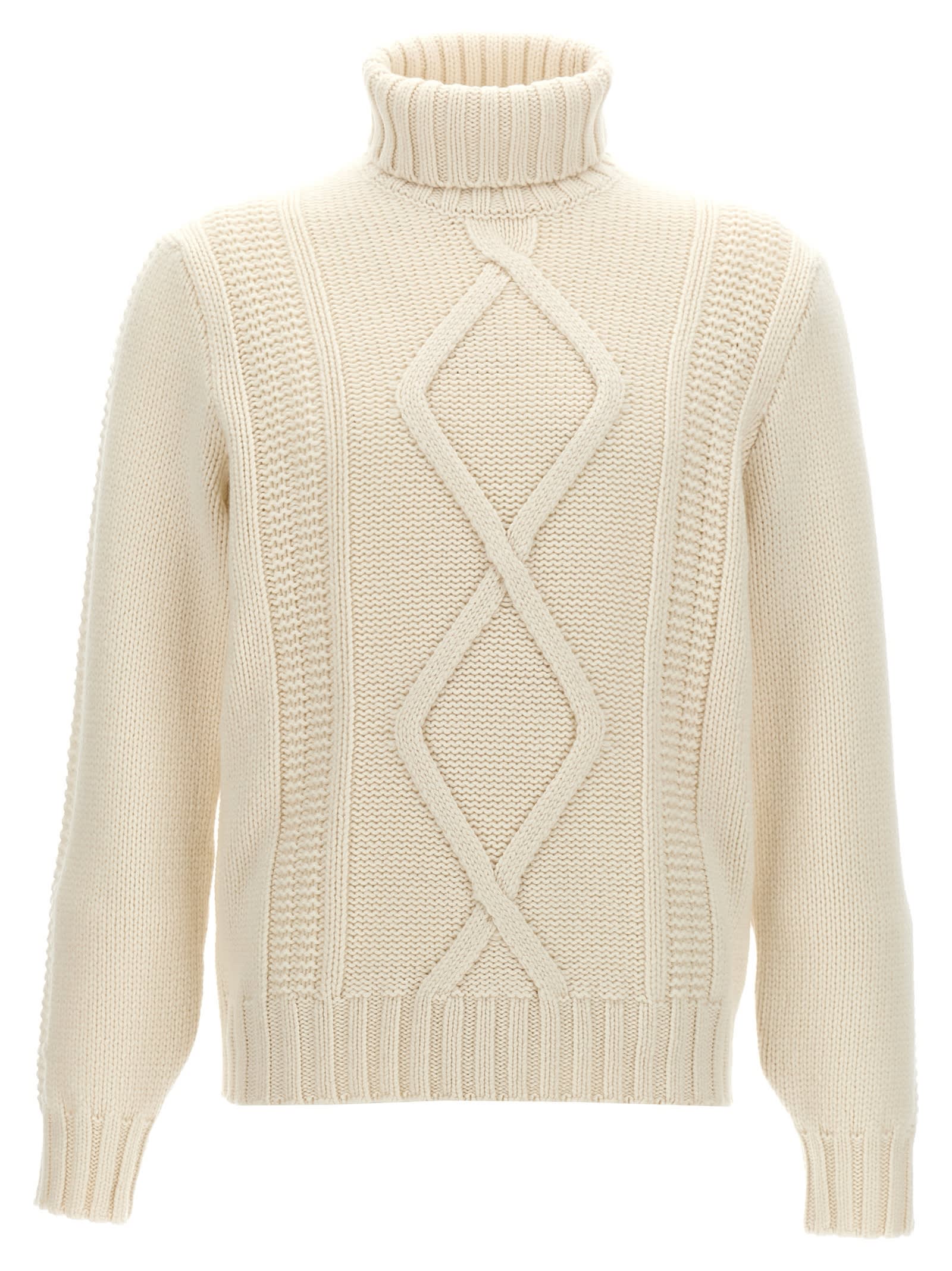 Shop Brunello Cucinelli Cashmere Sweater In White