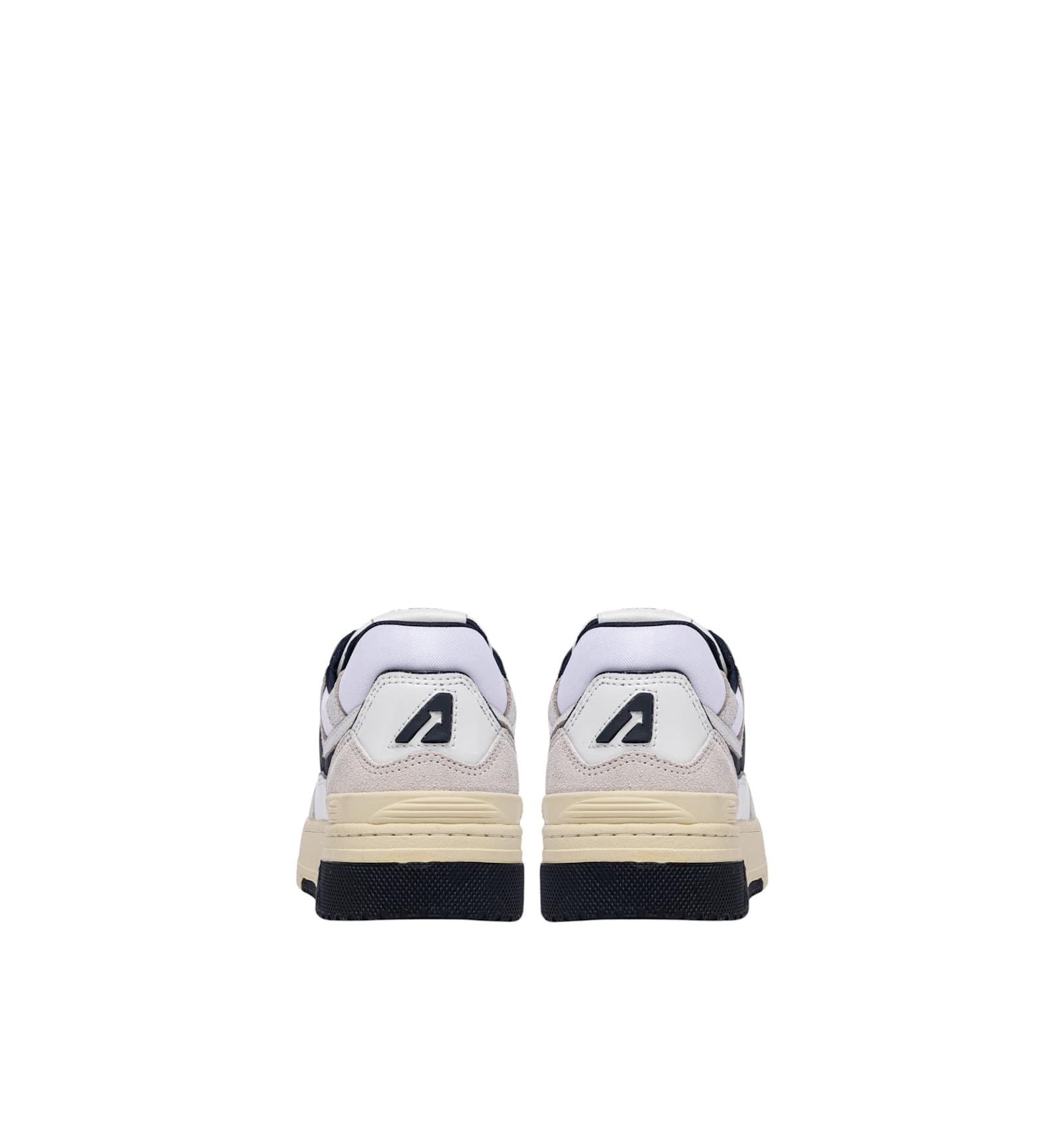 Autry Clc Low2clea Sue Wht Space Sneakers In Yellow