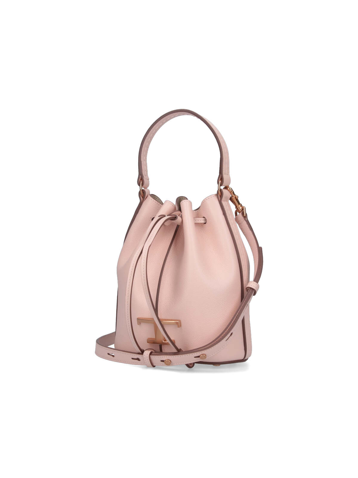 Shop Tod's Micro Bag T Timeless In Pink