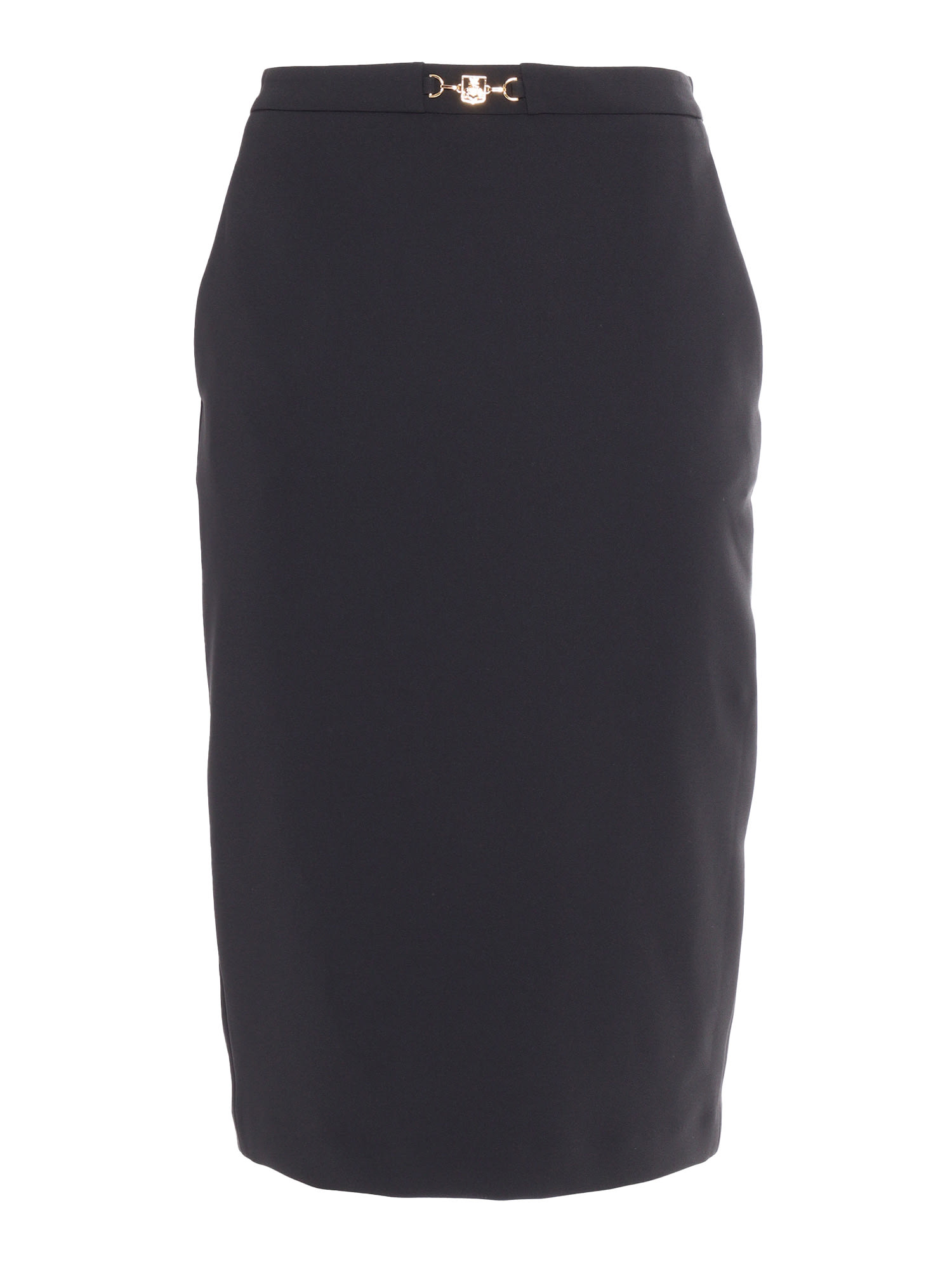 Shop Elisabetta Franchi Skirt In Black