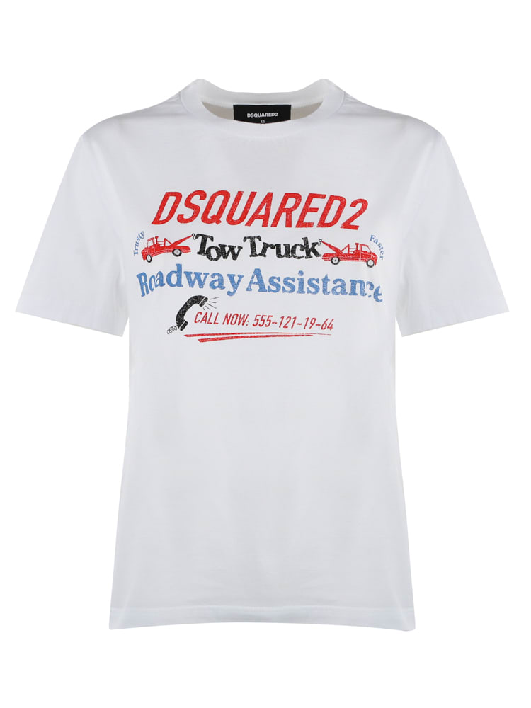 Dsquared2 Cotton Jersey Crew-neck T-shirt