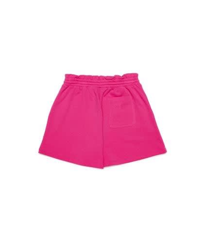 Shop Max&amp;co. Shorts Con Logo Ricamato In Fucsia