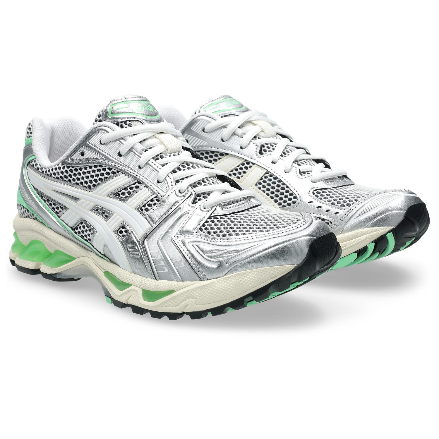 Asics 14 Menthol Mesh Upper Updated Components In Silver