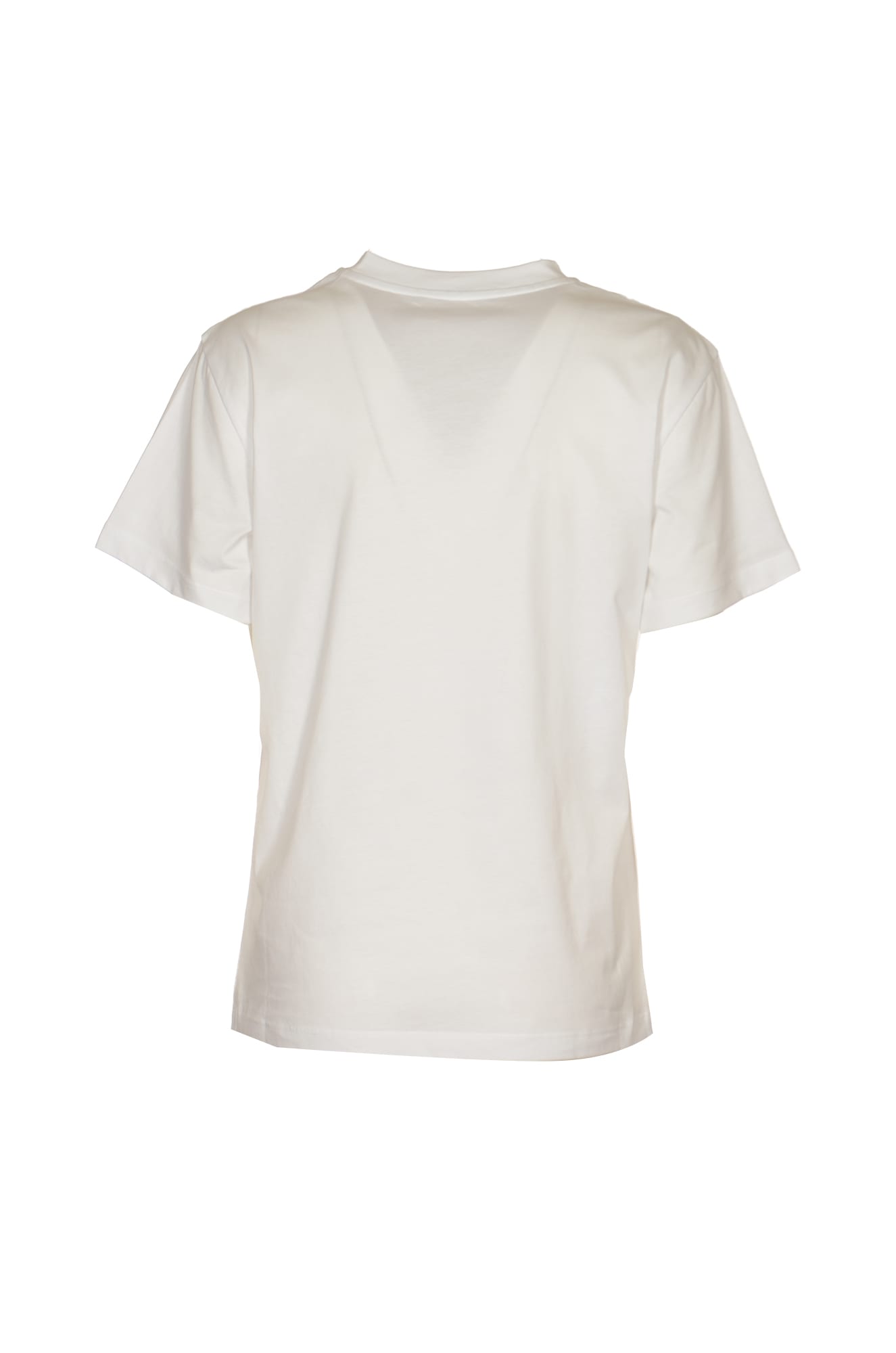 Shop Alberta Ferretti Logo Printed T-shirt In Fantasia Bianco
