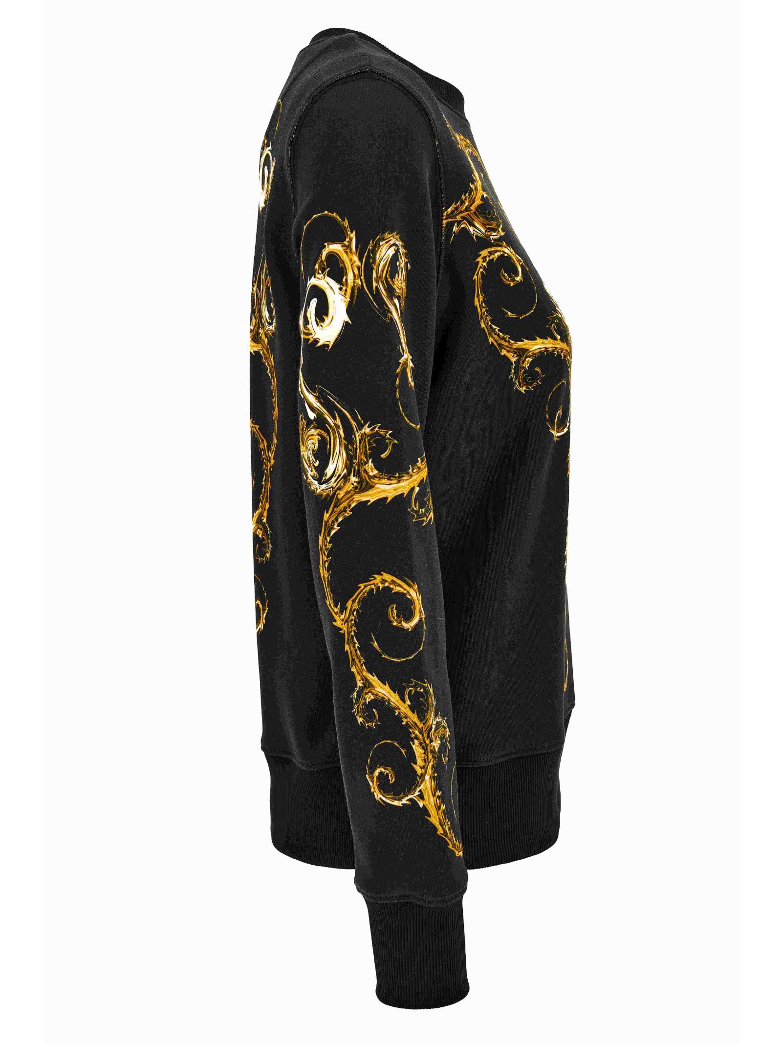 Shop Versace Jeans Couture Hoodie In Black