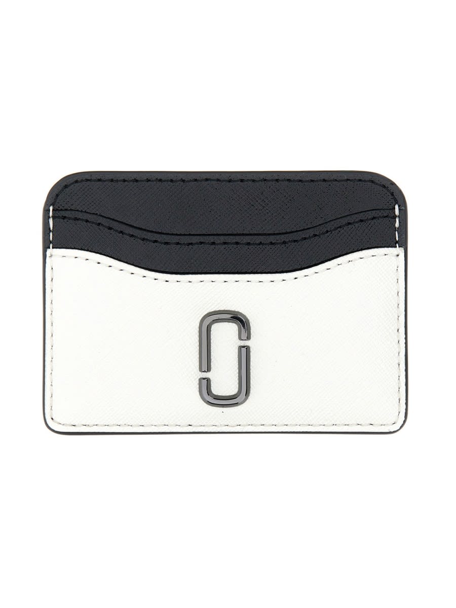 Shop Marc Jacobs Card Holder With Logo In Multicolour