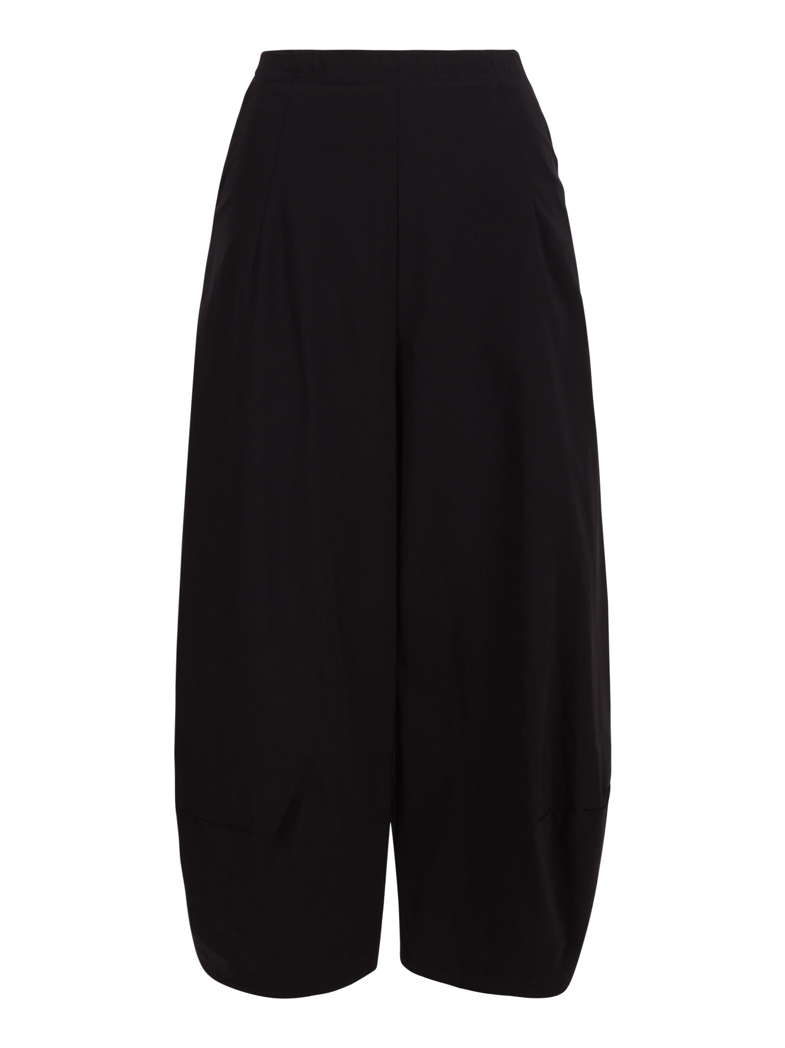 Rundholz Black Label Wide Ankle-lenght Viscose Trousers | ModeSens