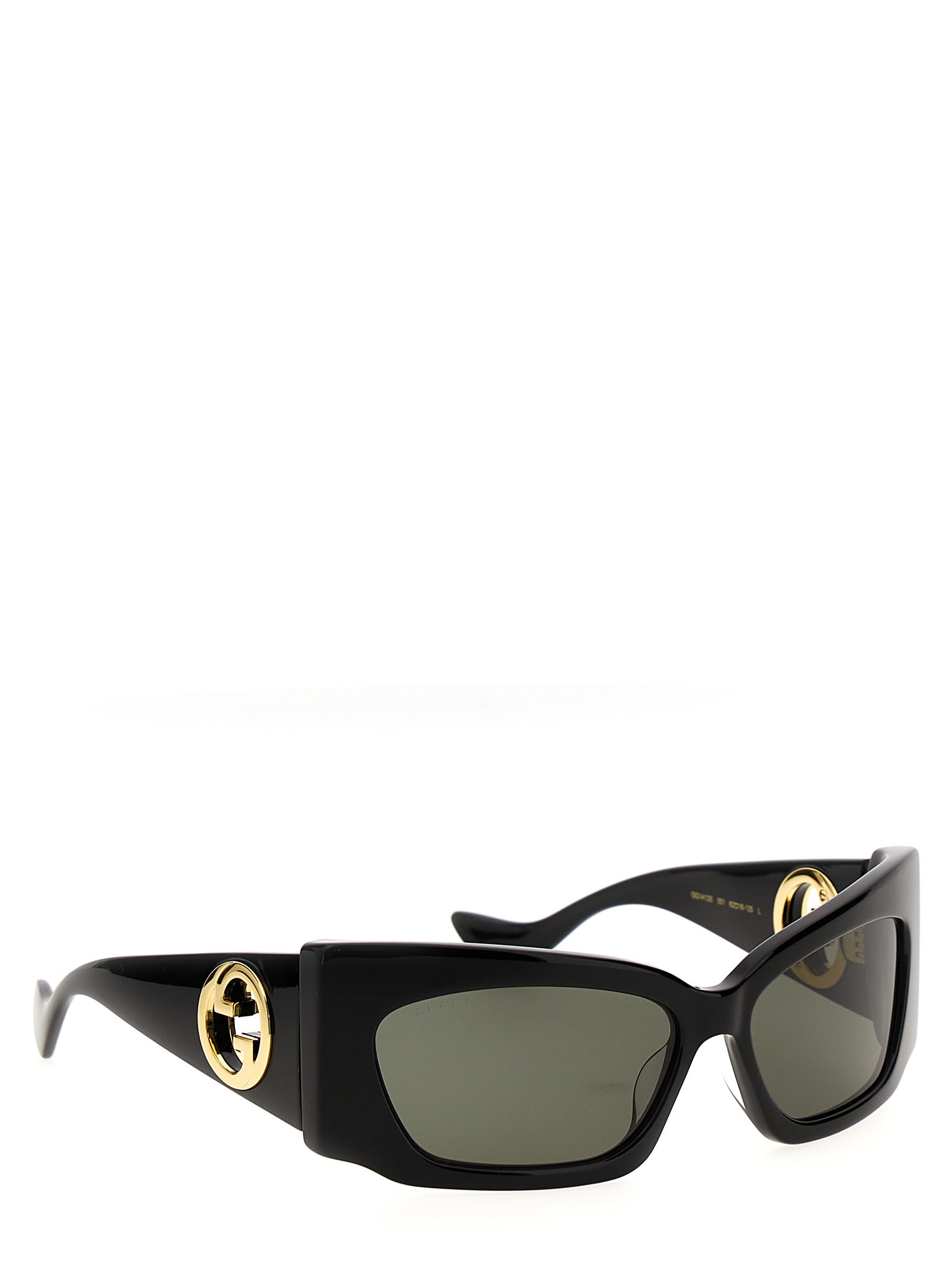 Gucci Gg Logo Sunglasses In Black