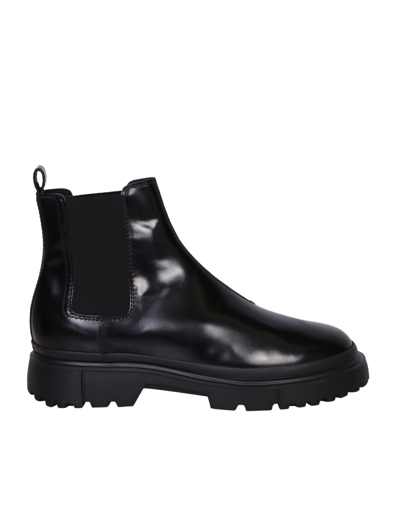 Chelsea H629 Black Ankle Boot
