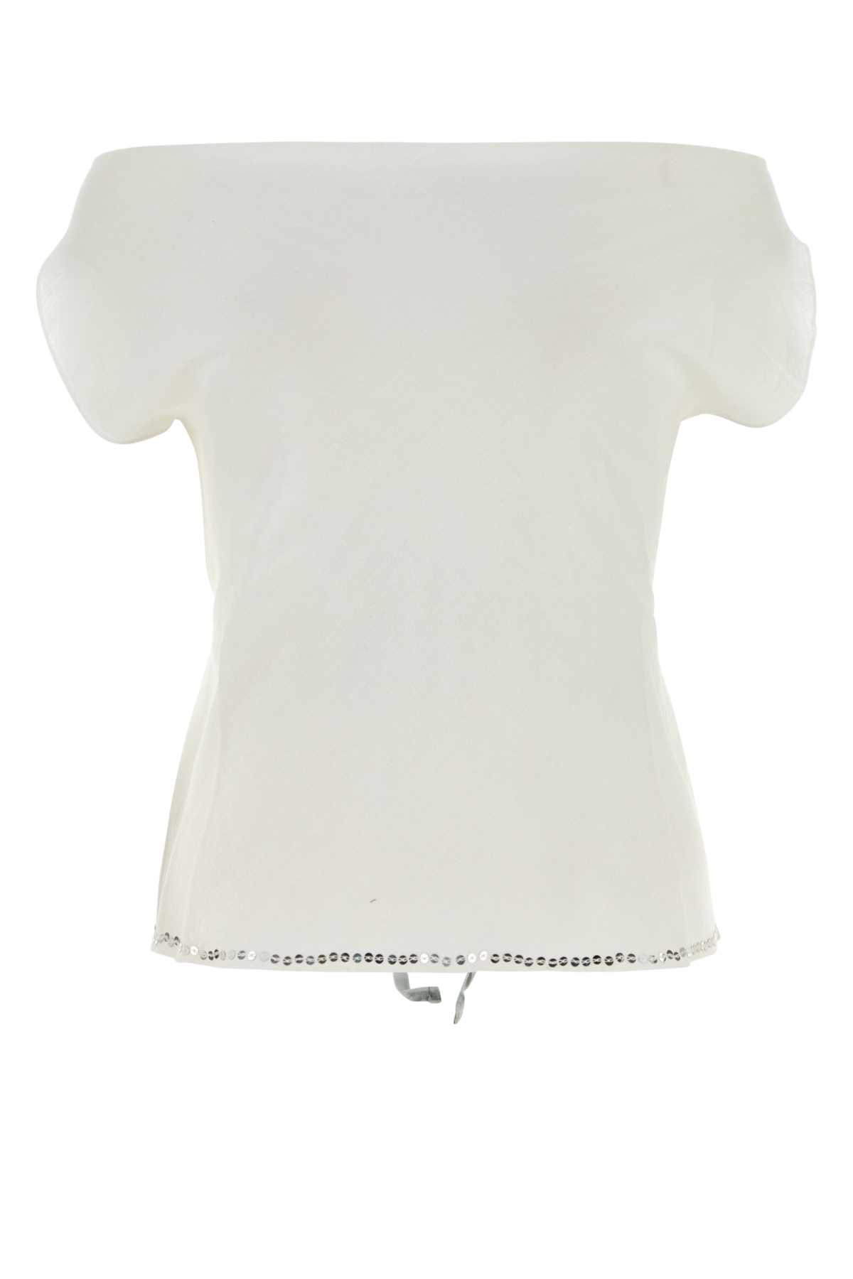 White Cotton Cala Top