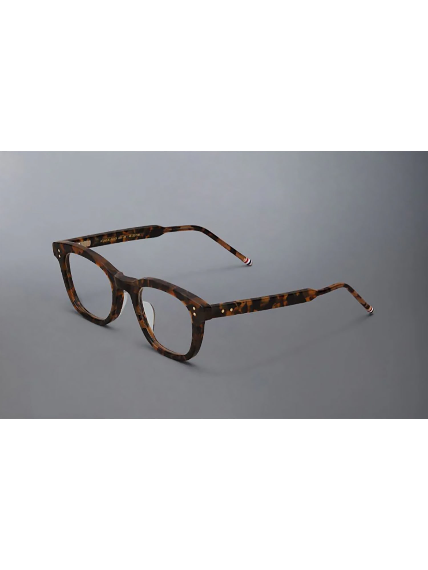 Shop Thom Browne Ueo921a/g0002 Eyewear In Dark Brown