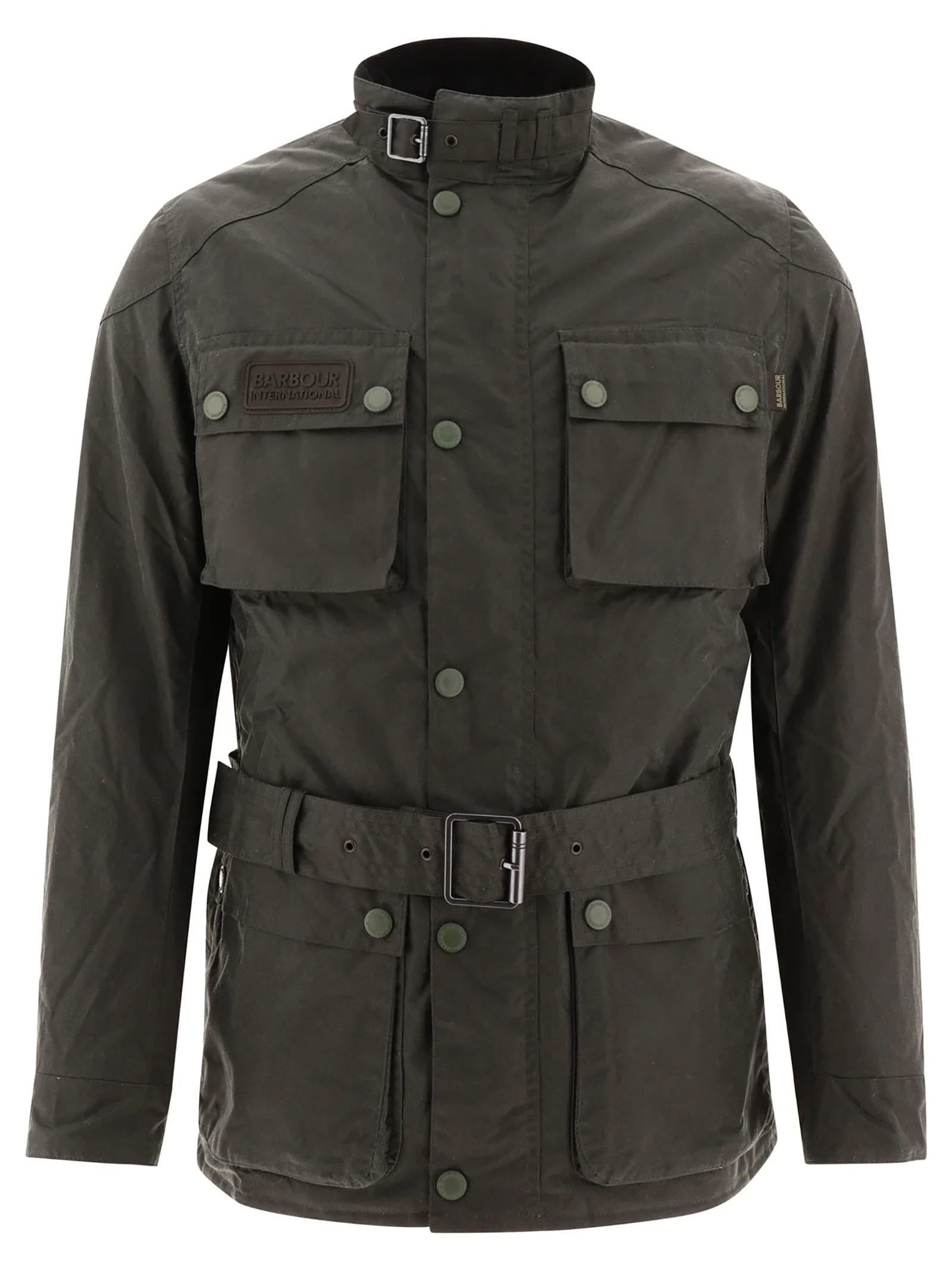 Barbour Coats Green In Black